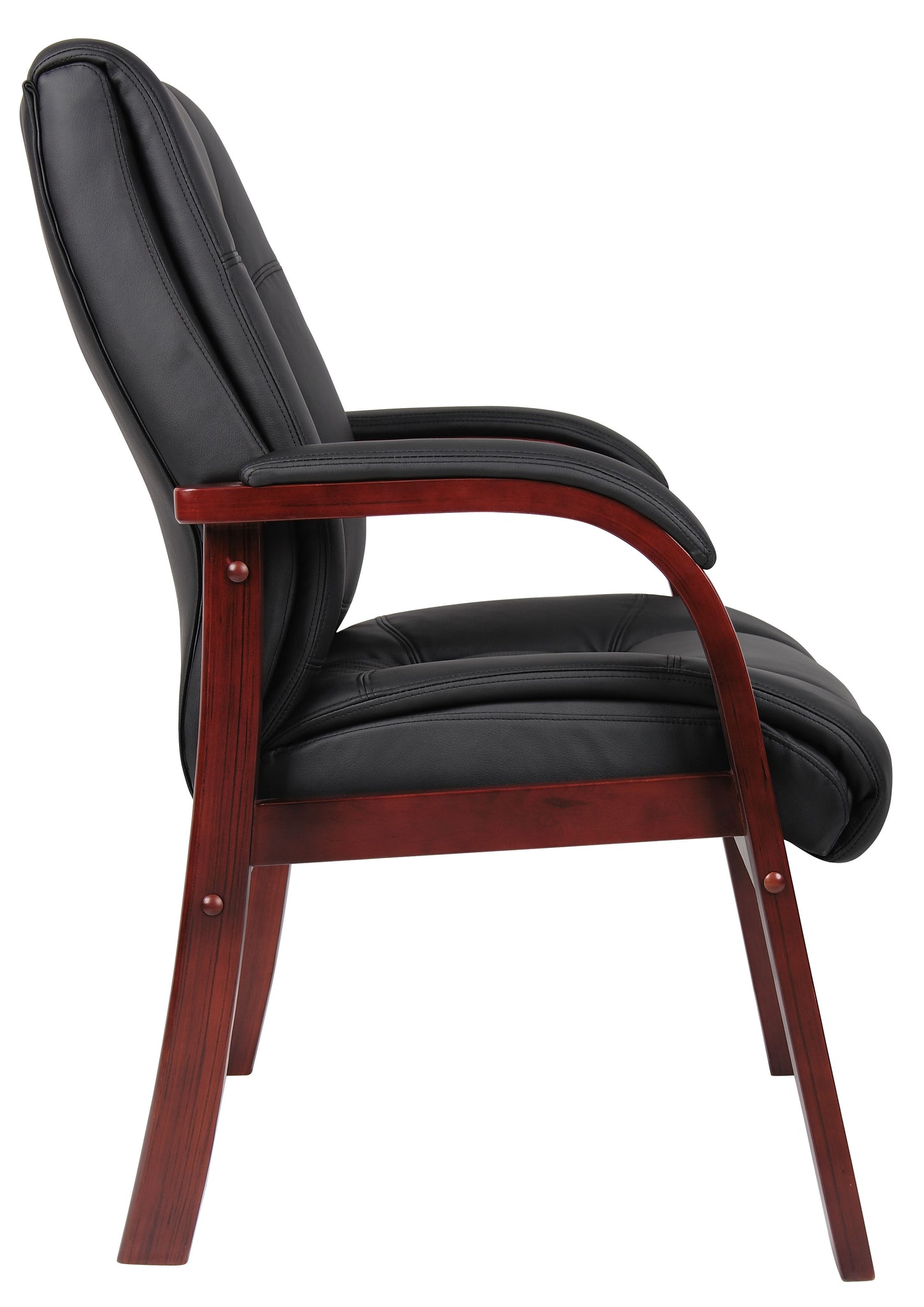 Boss Mid Back Wood Finished guest, accent or dining chair image 5
