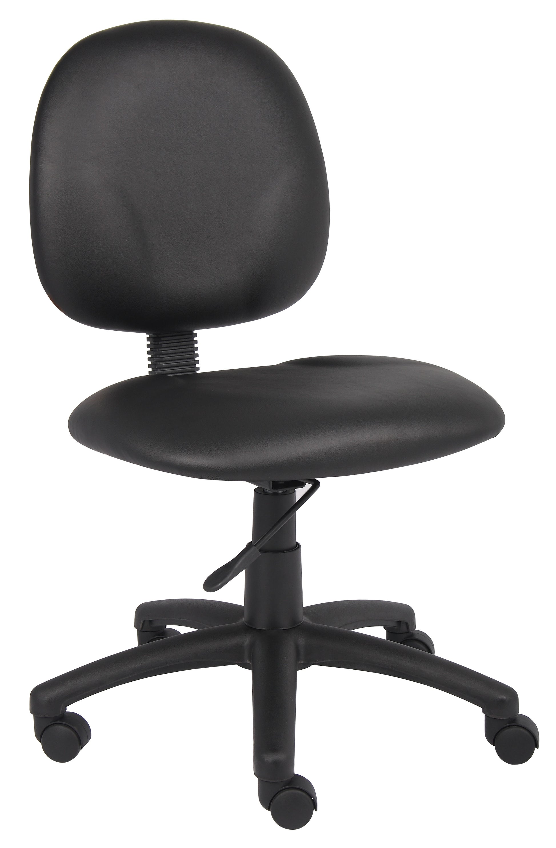 Boss Diamond Task Chair In Black Antimicrobial Vinyl