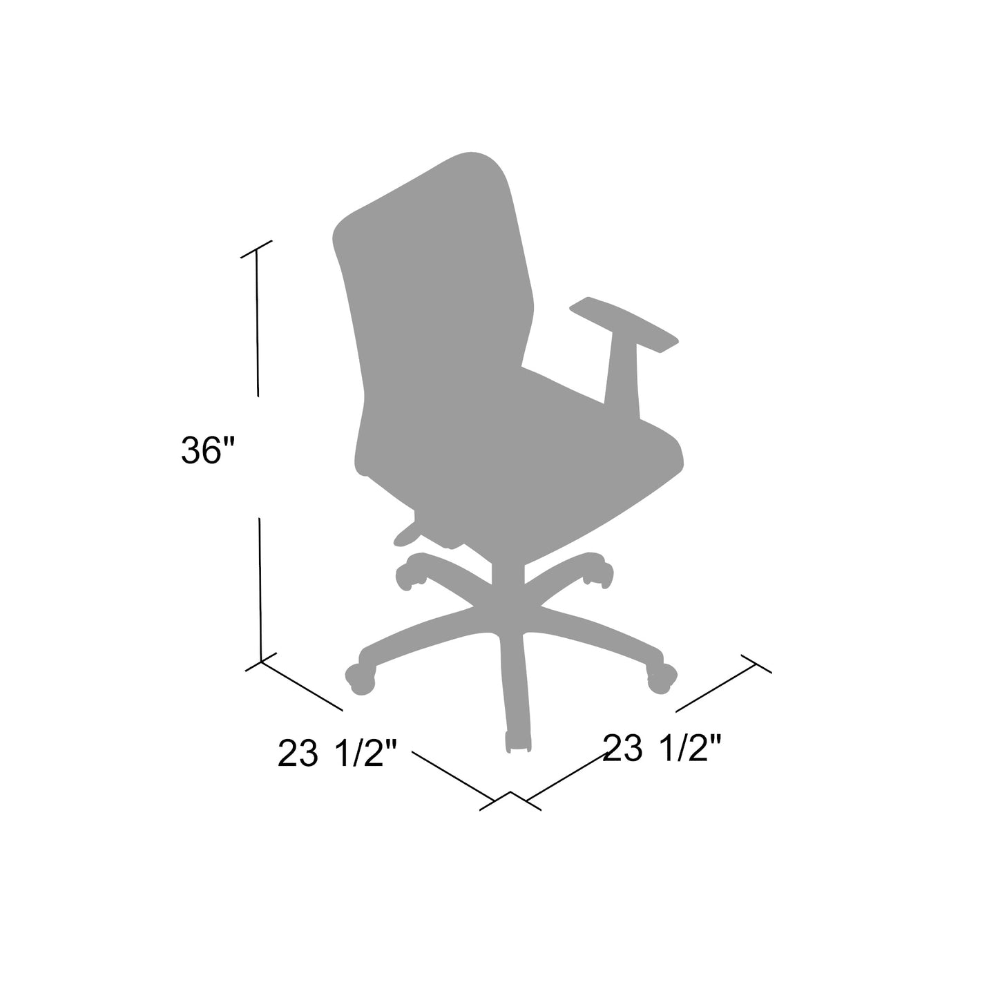Boss Budget Mesh Task Chair W/ T-Arms image 4