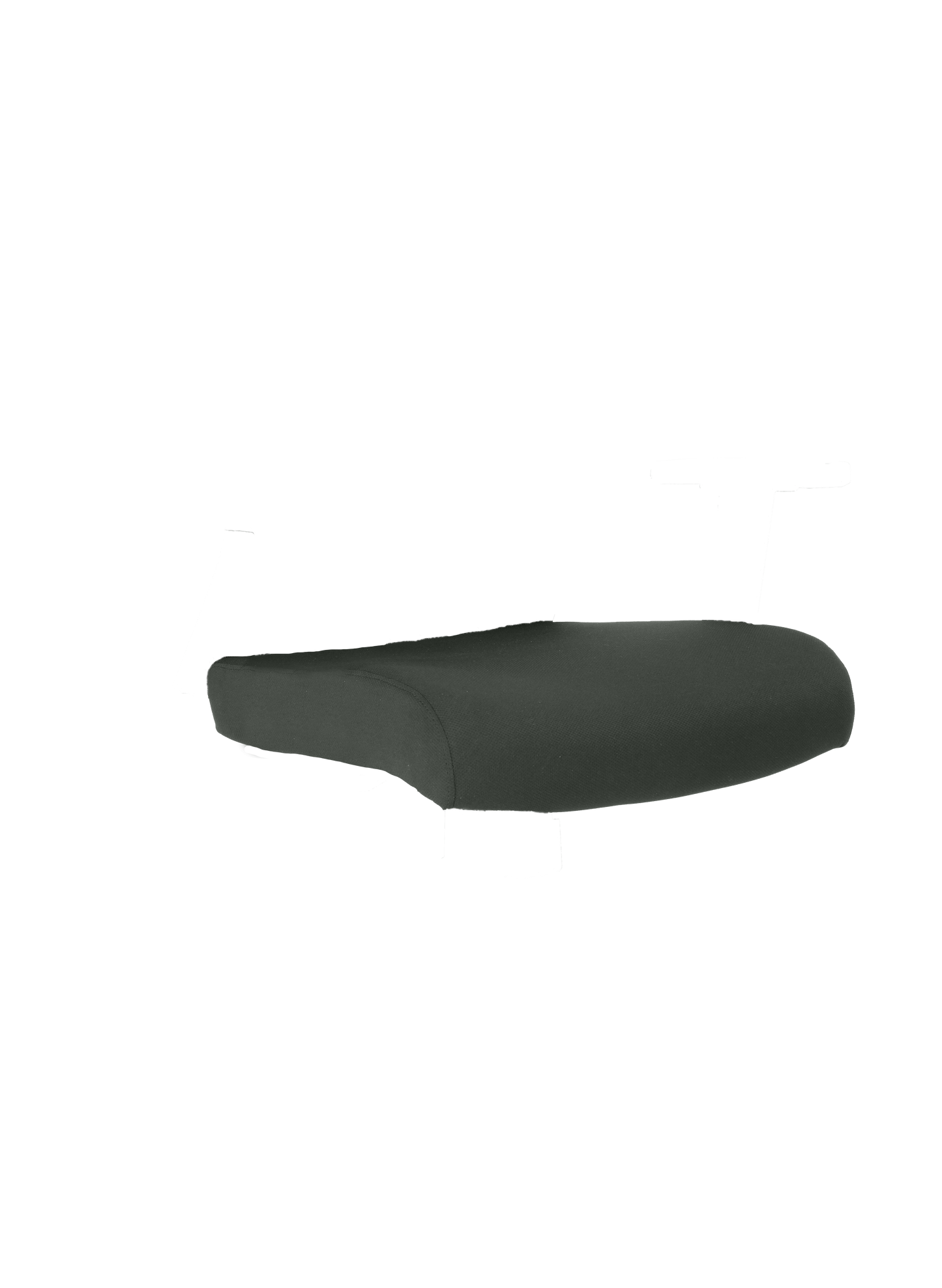 Mesh fabric seat cover, Dark Grey