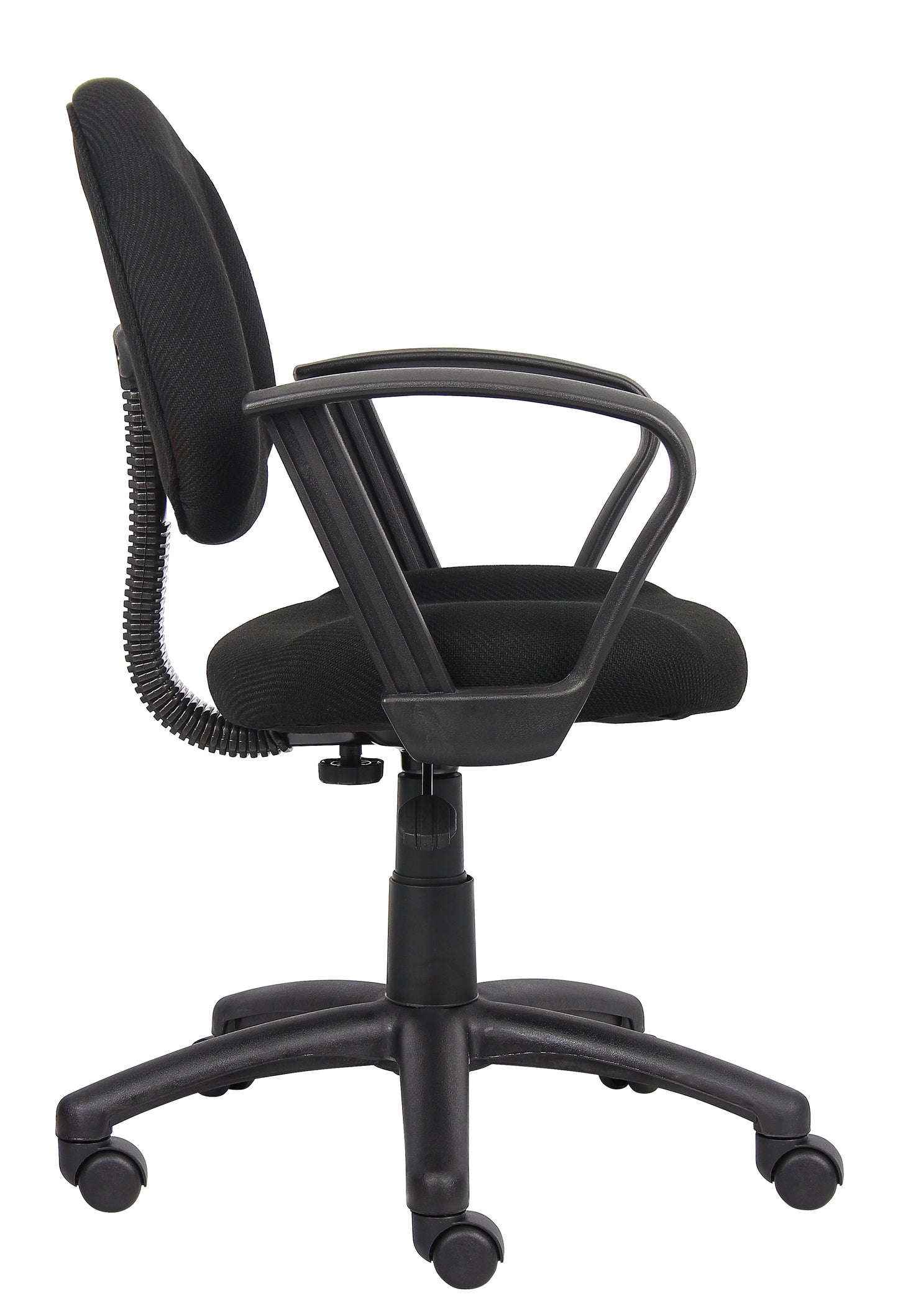 Boss Black  Deluxe Posture Chair W/ Loop Arms image 5