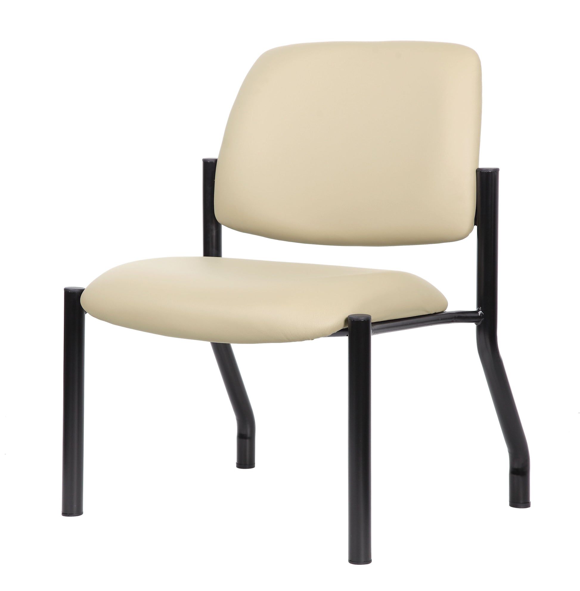 Boss Antimicrobial Armless Guest Chair, 400 lb. weight capacity image 5