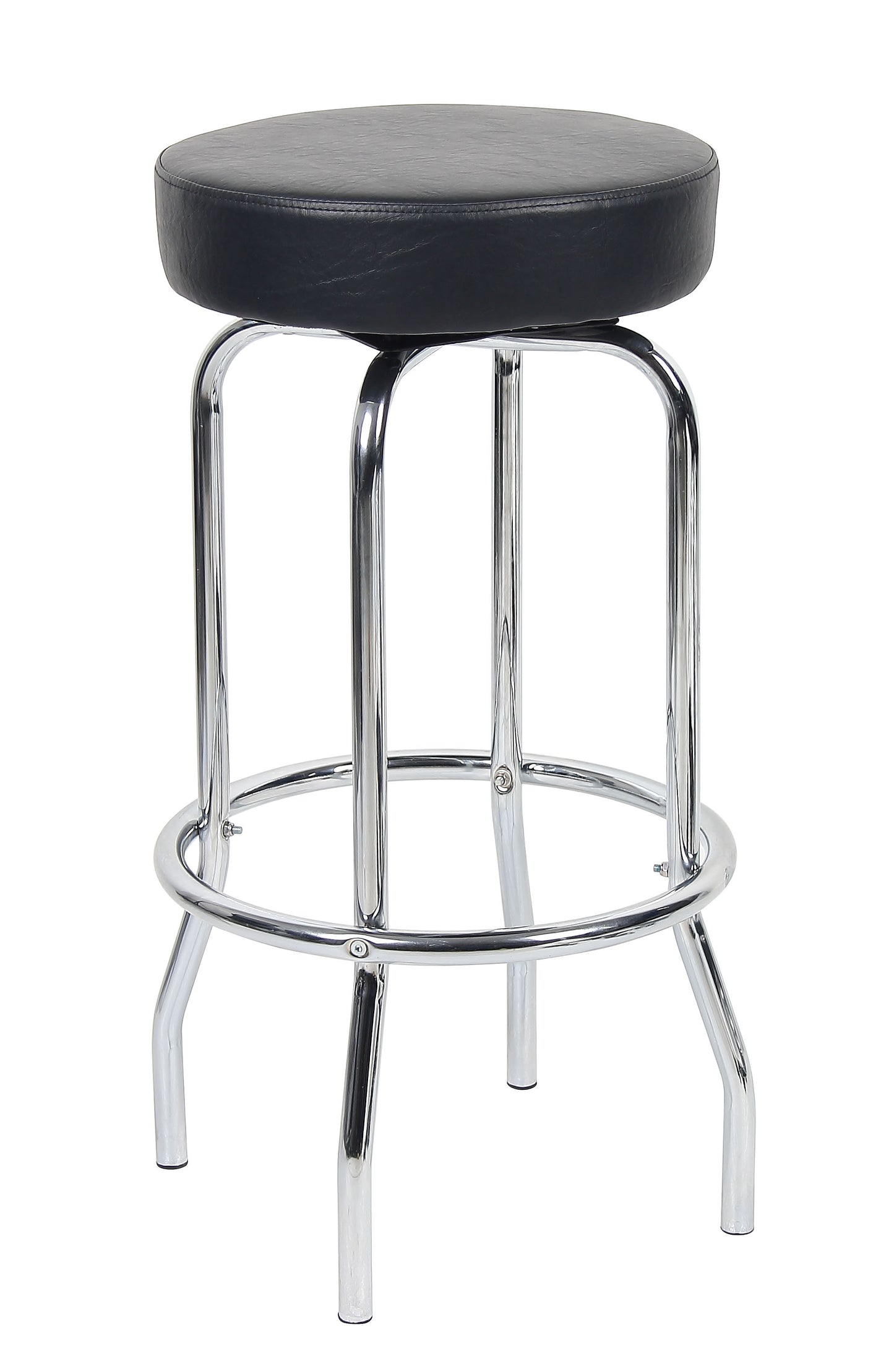 29" Chrome/Black Stool