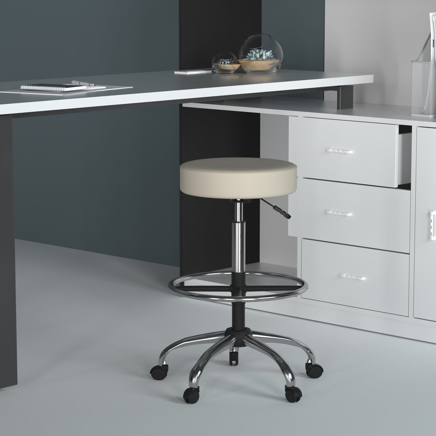 Boss Caressoft Medical/Drafting Stool image 2