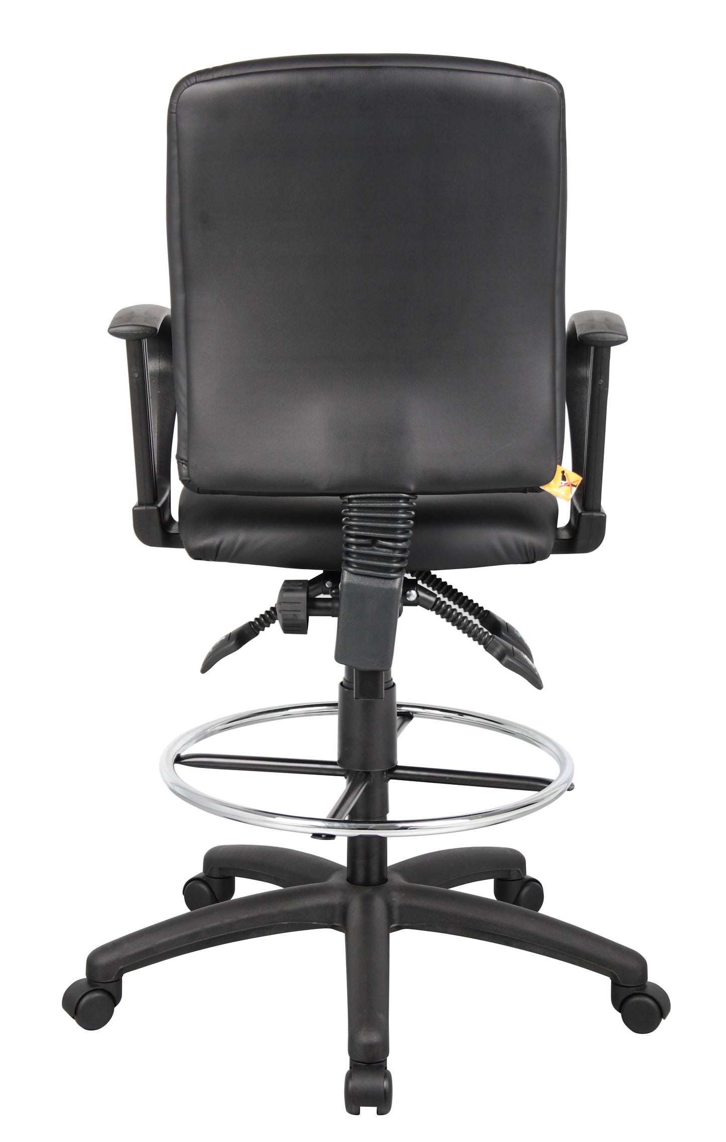 Boss Multi-Function LeatherPlus Drafting Stool W/ Loop Arms image 4