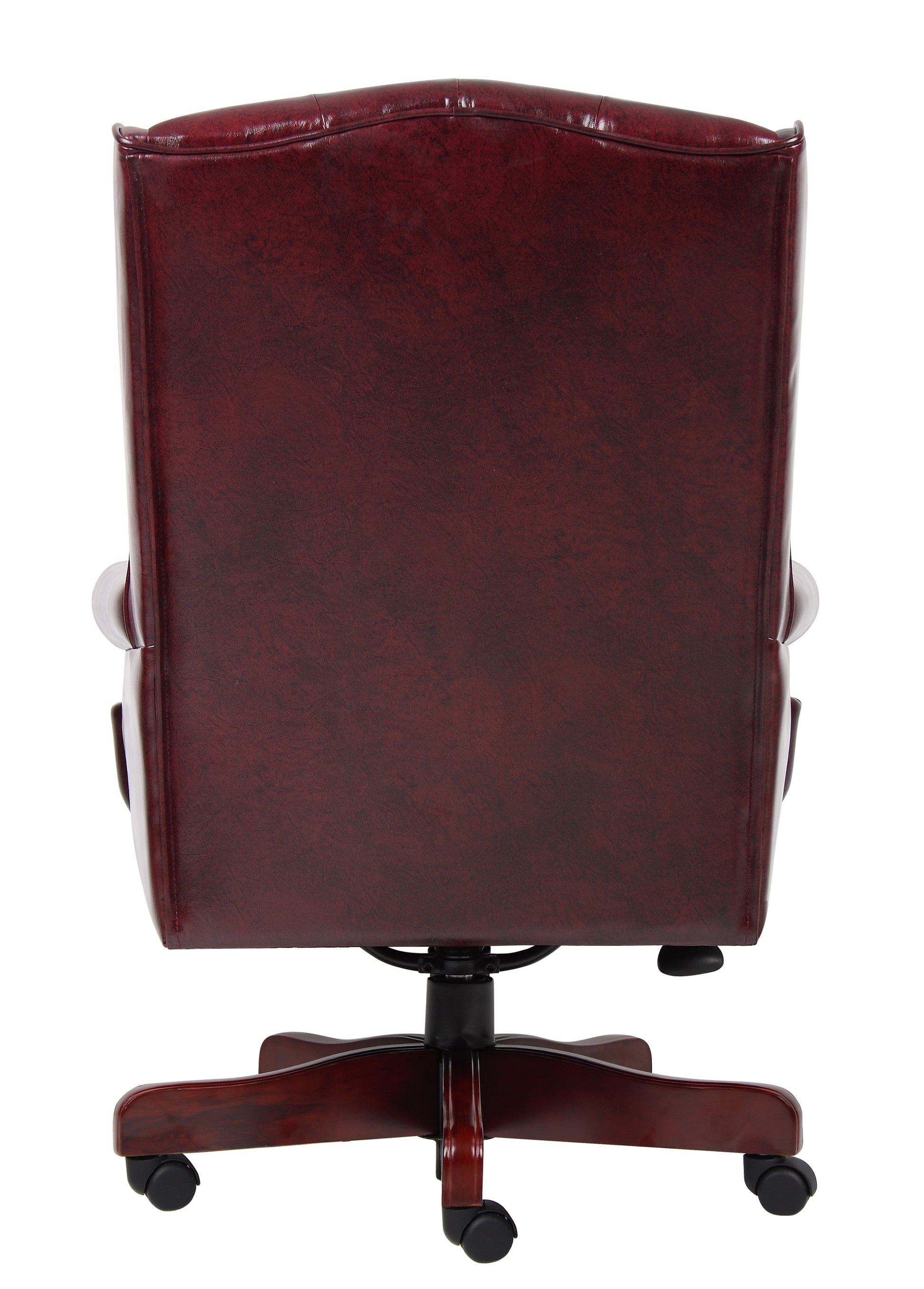 Boss Wingback Traditional Chair In Burgundy image 5