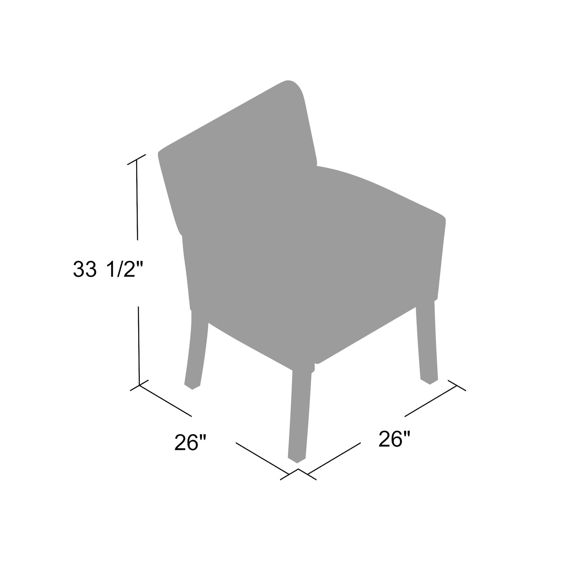 Boss Box Arm guest, accent or dining chair W/Black Base image 4