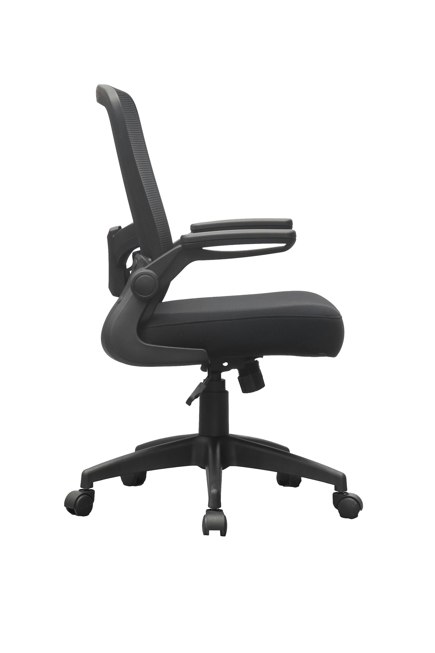 Boss Black Mesh, Flip Arm, Task Chair, Black Frame image 4