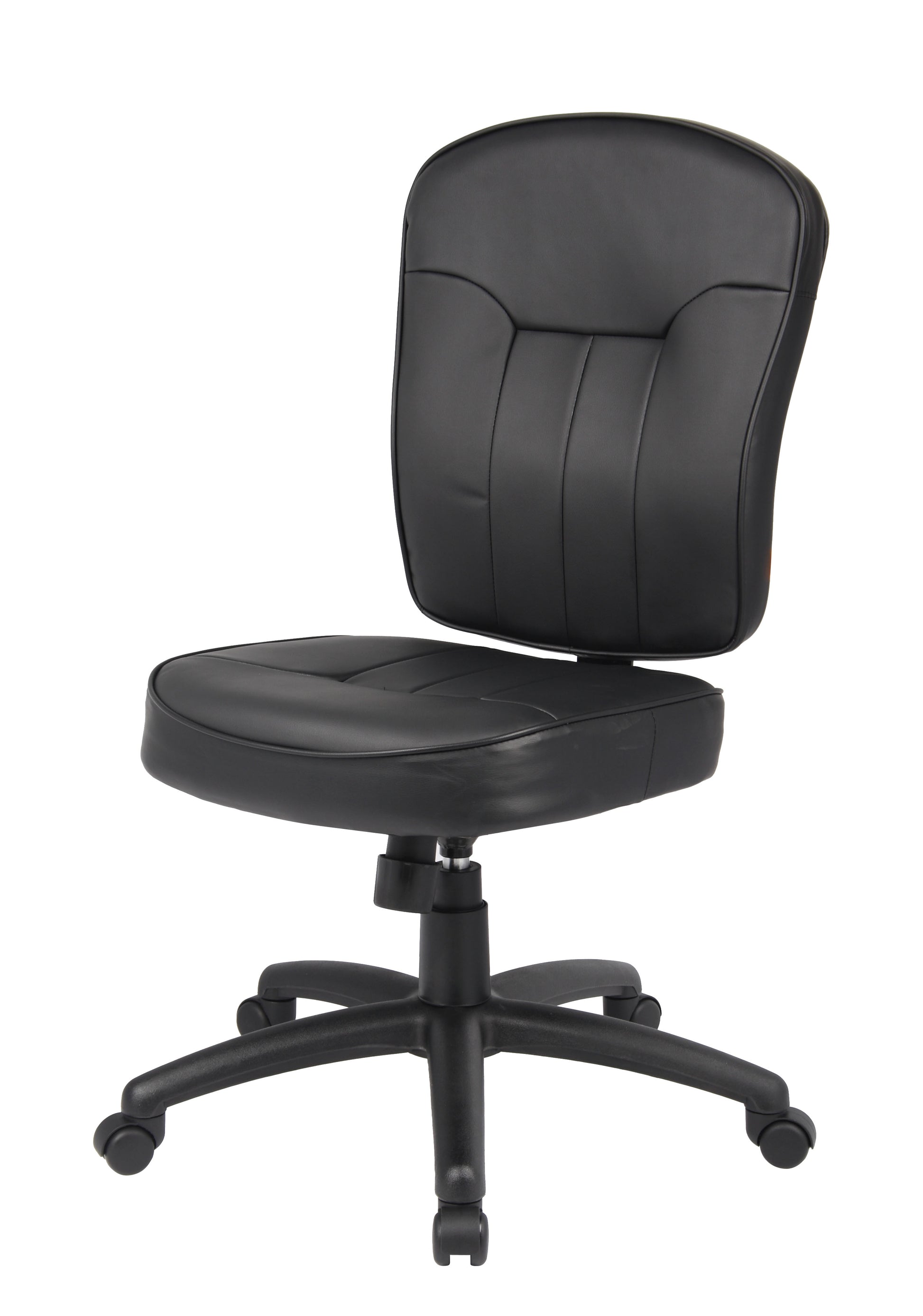 Boss Black Leather Task Chair image 6