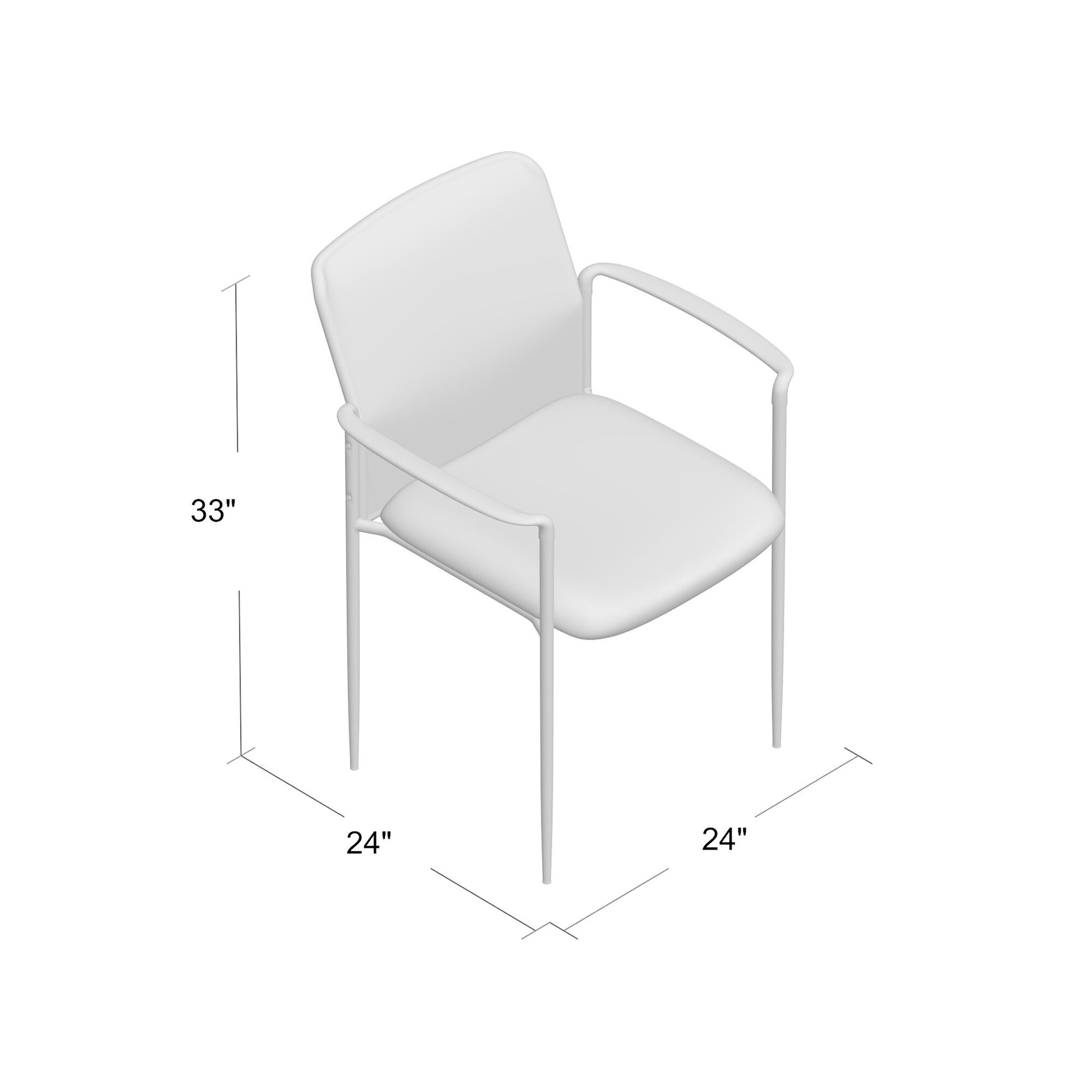 Boss Stackable Mesh Guest Chair - Grey image 3