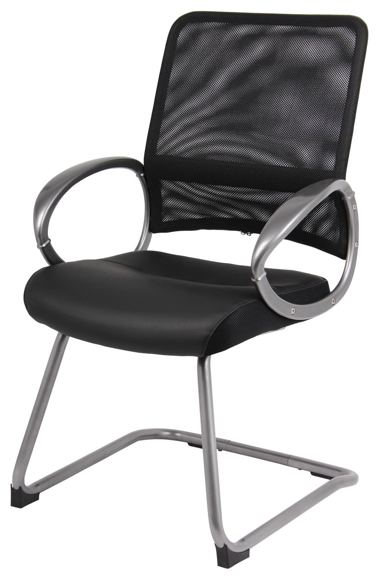 Boss Mesh Back W/ Pewter Finish Guest Chair image 6