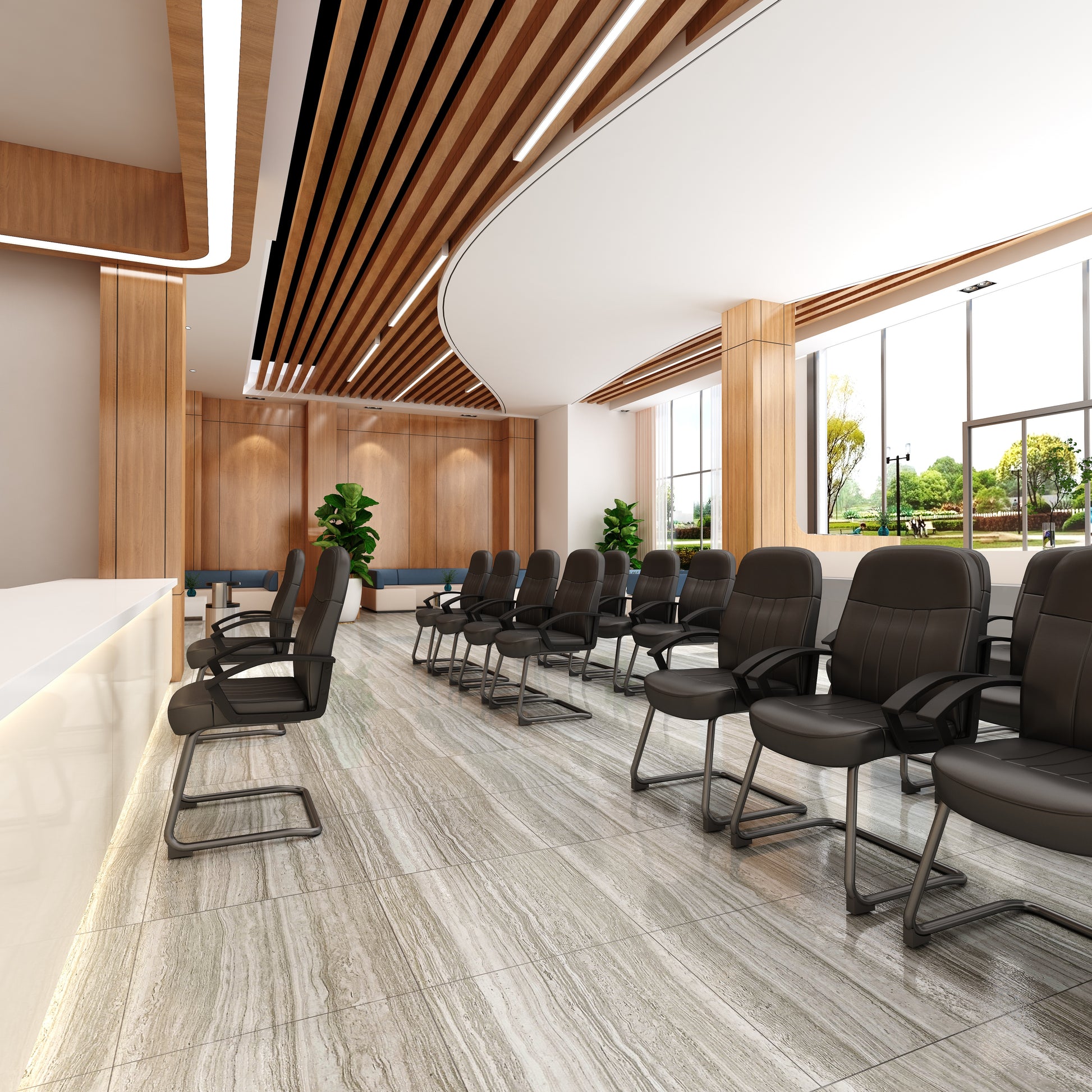 Boss Executive Leather Budget Guest Chair image 2