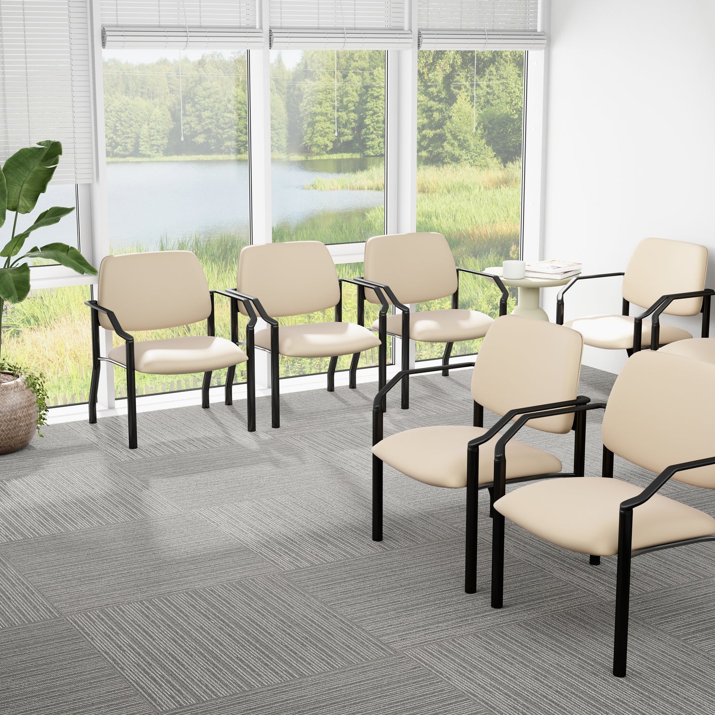 Boss Antimicrobial Guest Chair, 500 lb. weight capacity image 2