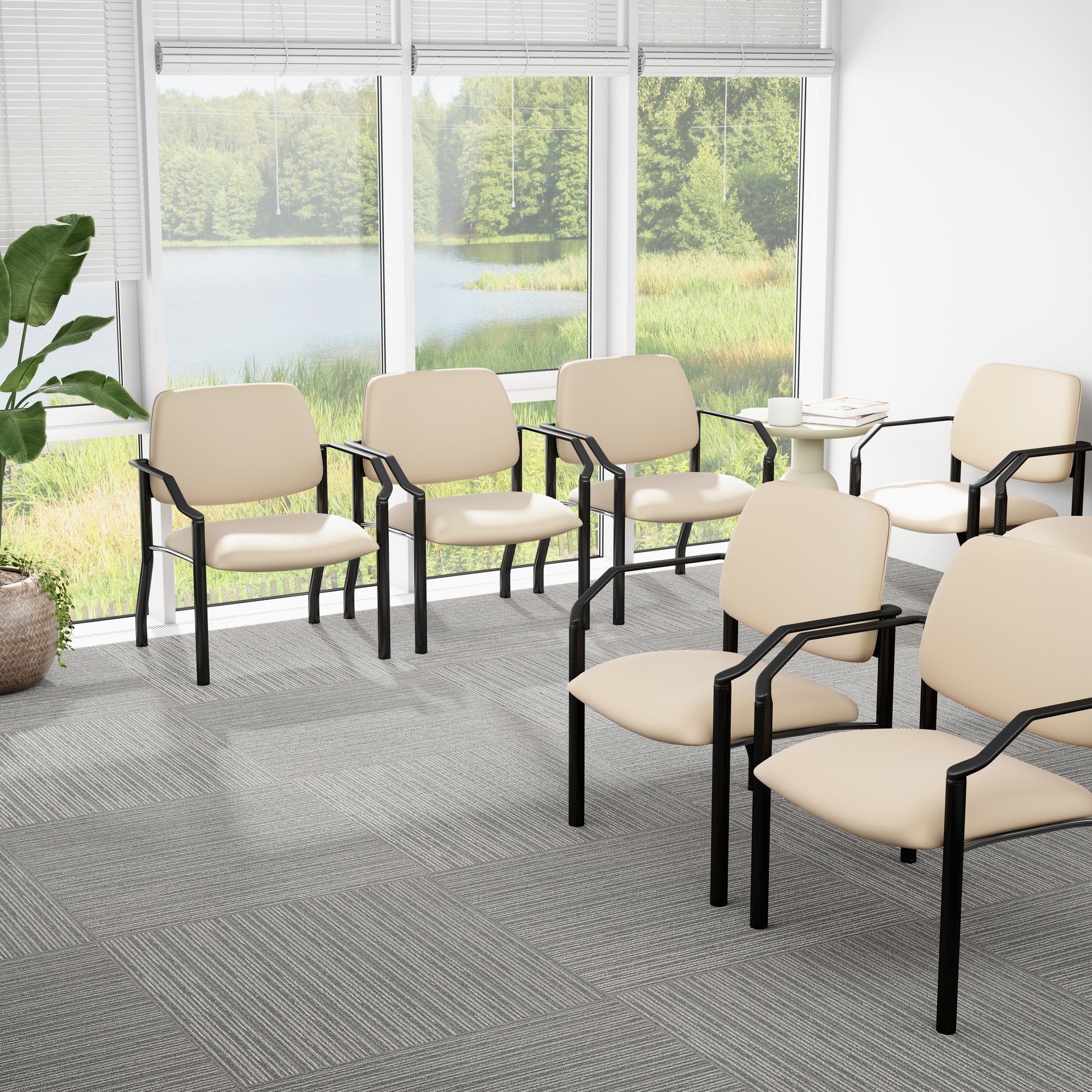 Boss Antimicrobial Guest Chair, 500 lb. weight capacity image 2