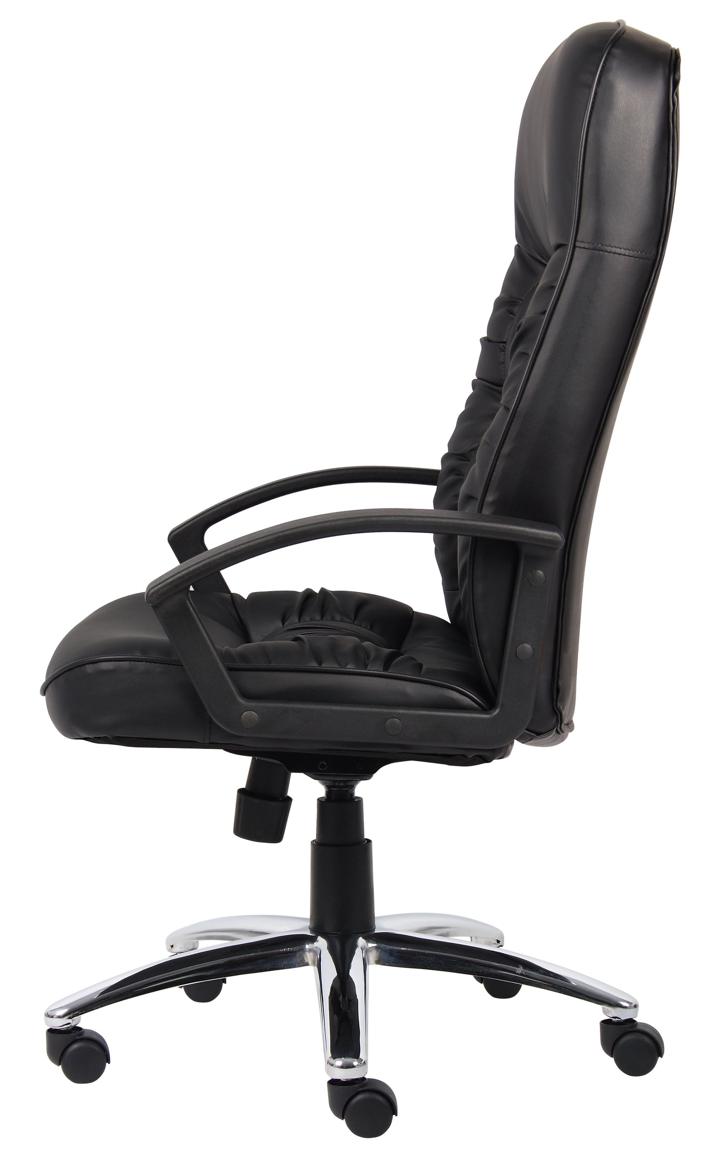 Boss High Back LeatherPlus Chair W/ Chrome Base image 5