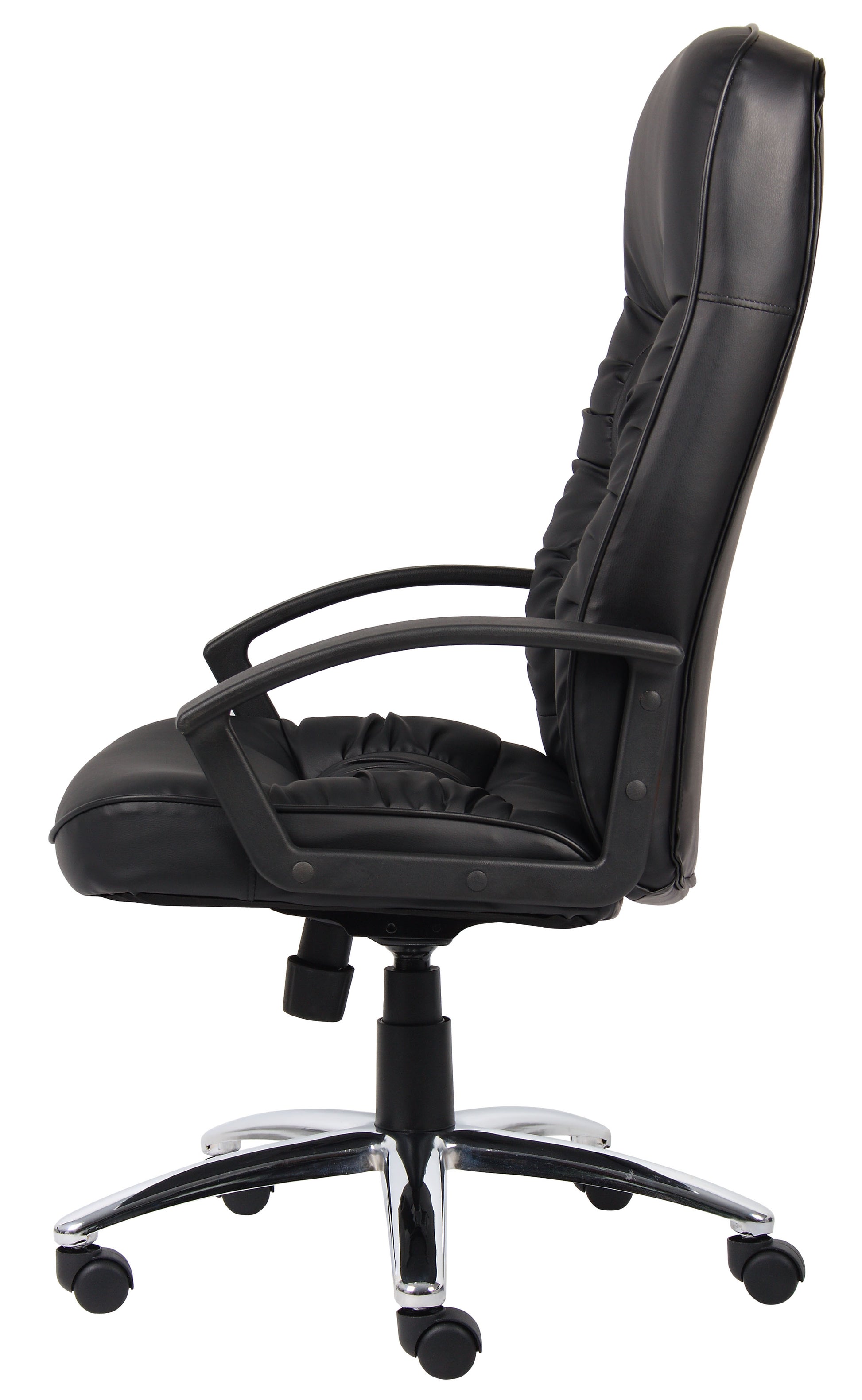 Boss High Back LeatherPlus Chair W/ Chrome Base image 5