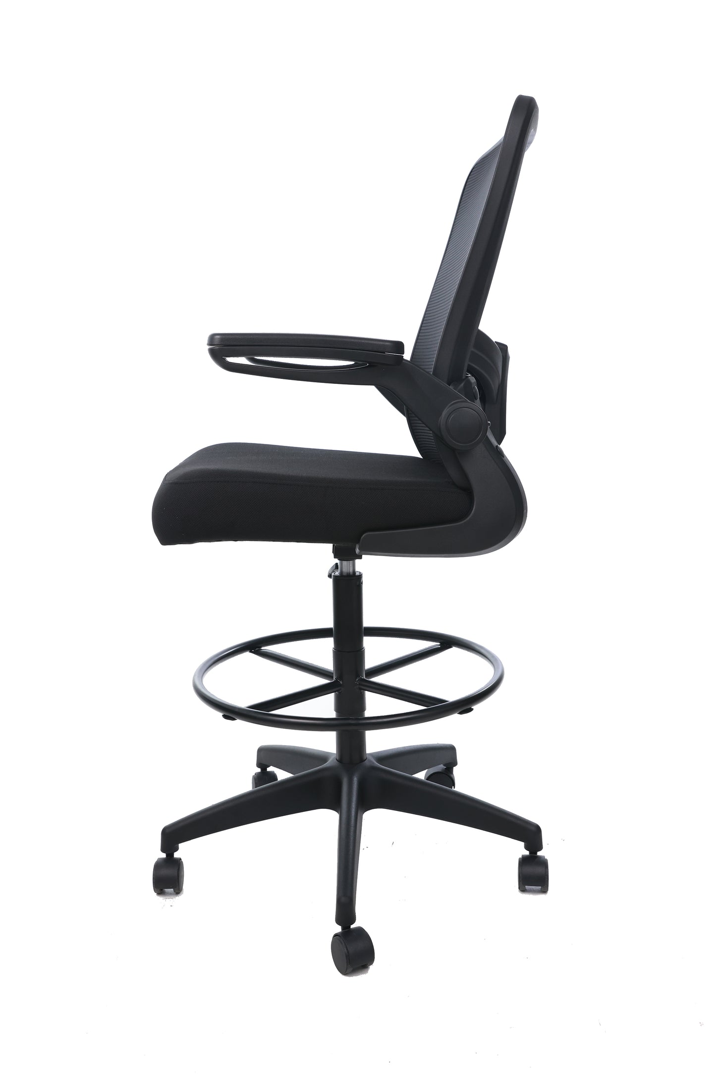 Boss Black Mesh, Flip Arm, Stool image 7