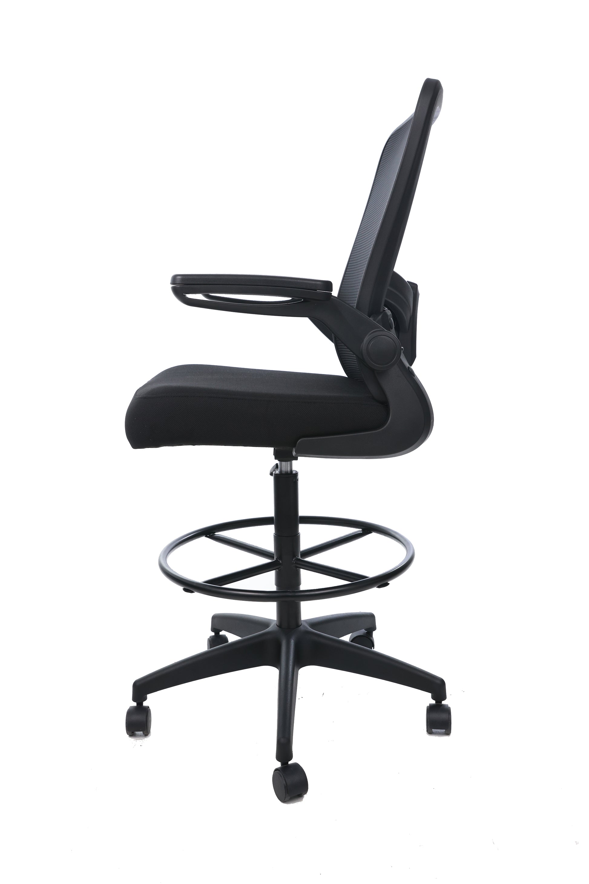 Boss Black Mesh, Flip Arm, Stool image 7