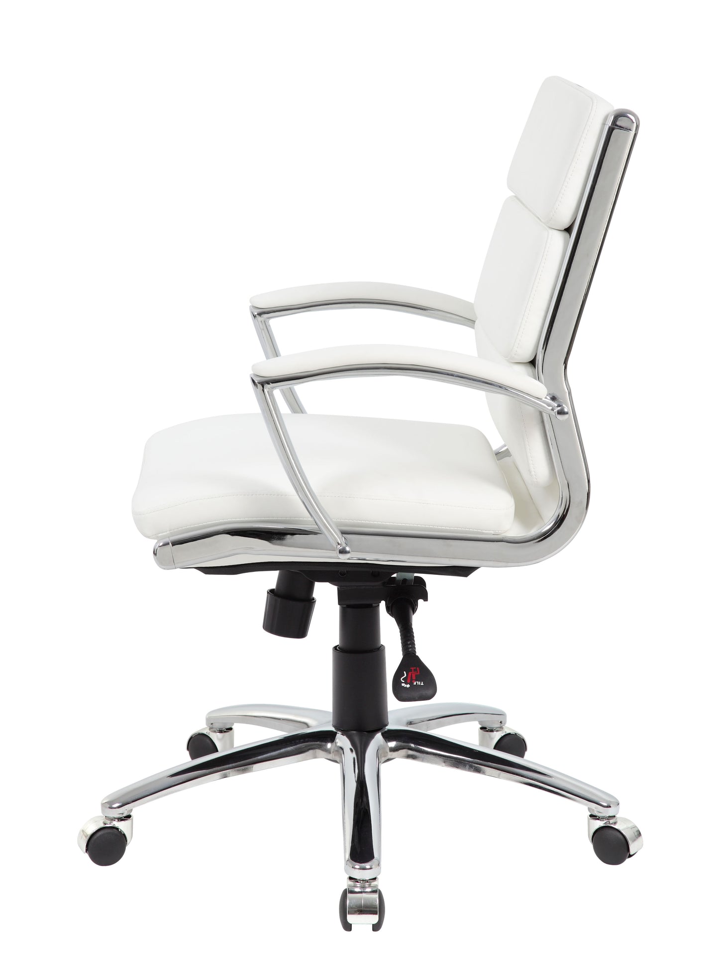 Boss Executive CaressoftPlus Chair with Metal Chrome Finish - Mid Back image 6