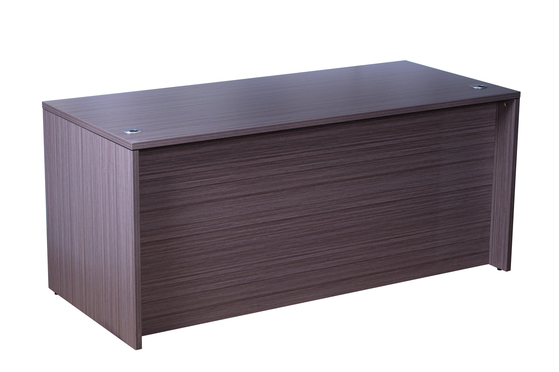 Boss Desk Shell, 71"W X 36"D, Driftwood