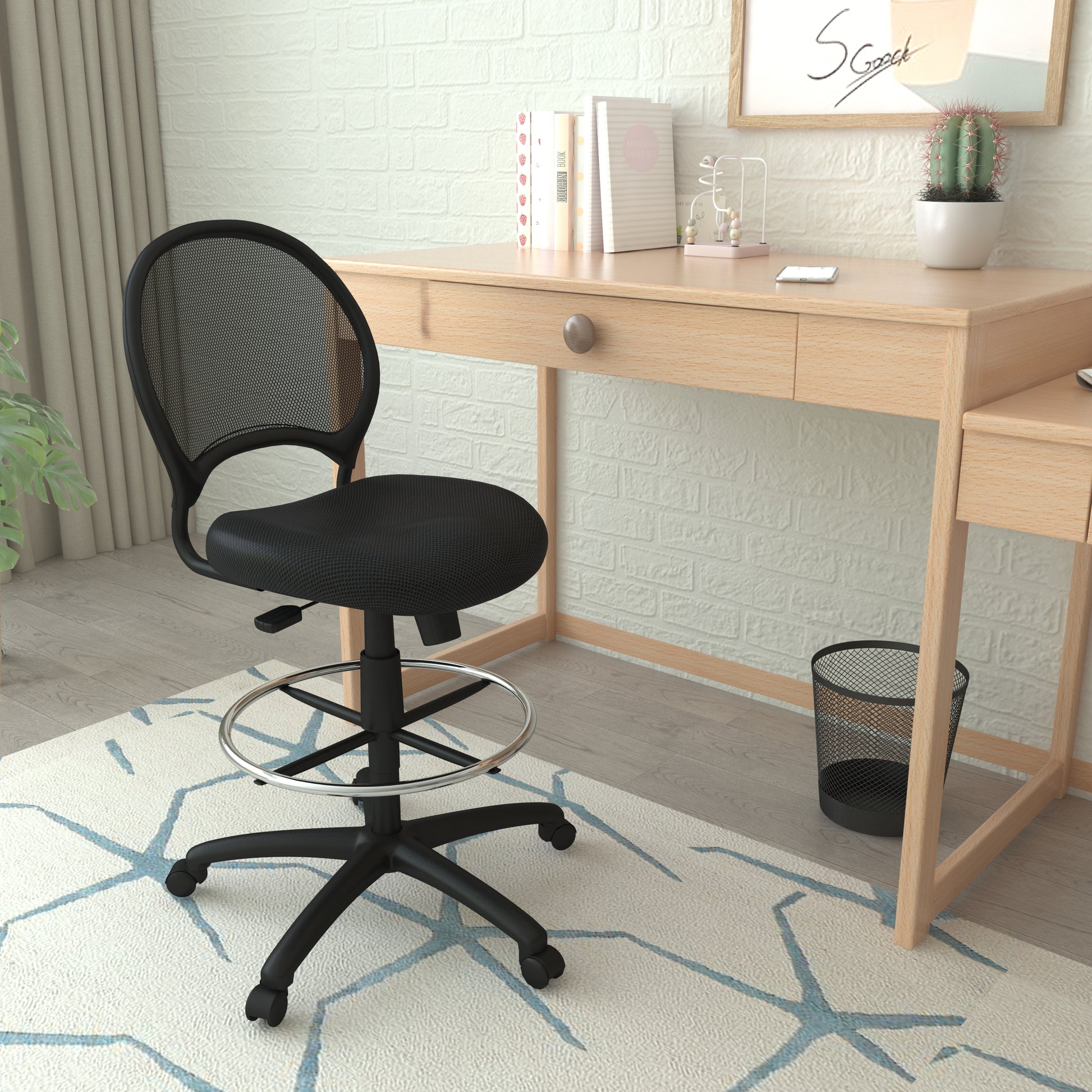 Boss Mesh Drafting Stool image 2