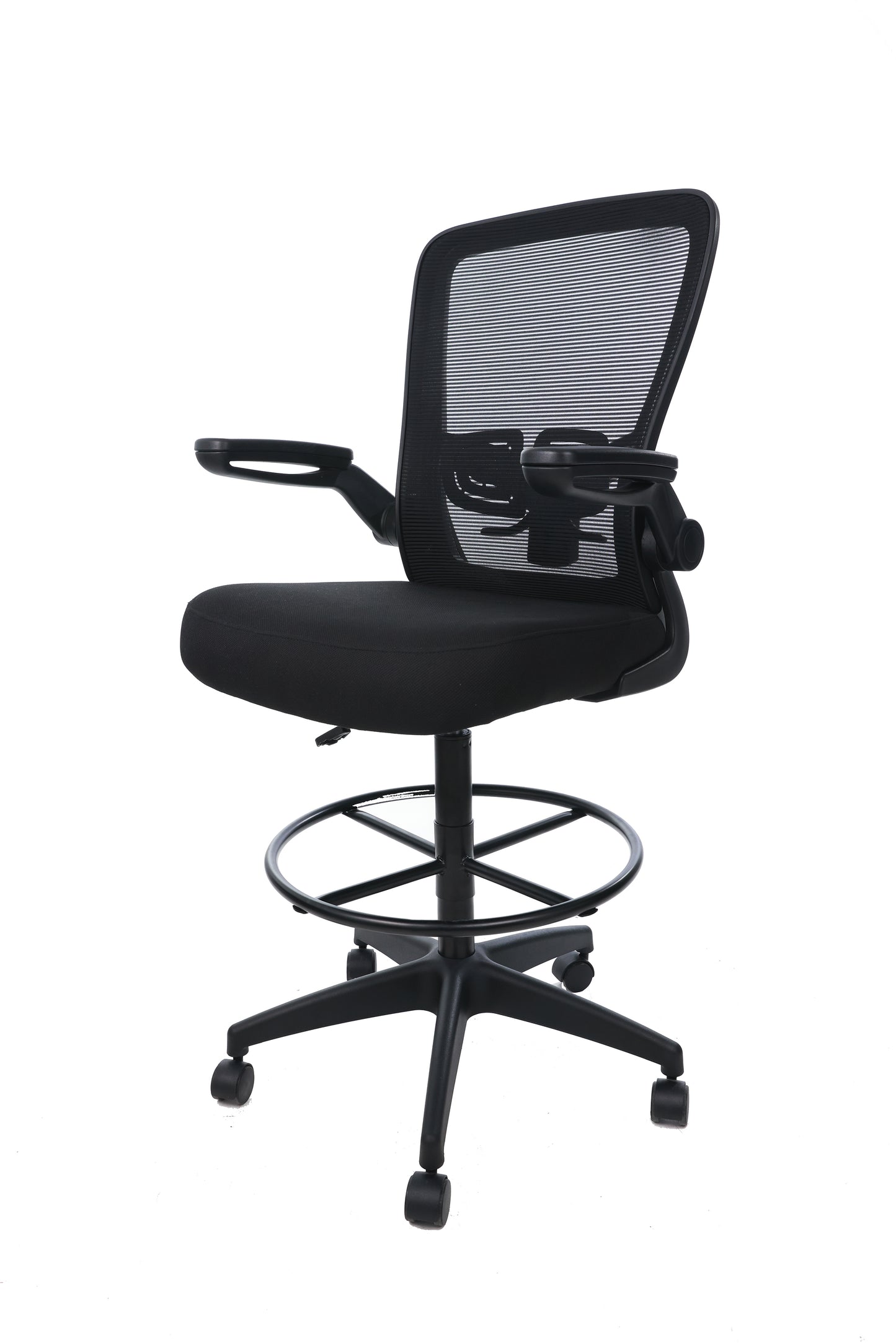 Boss Black Mesh, Flip Arm, Stool image 4