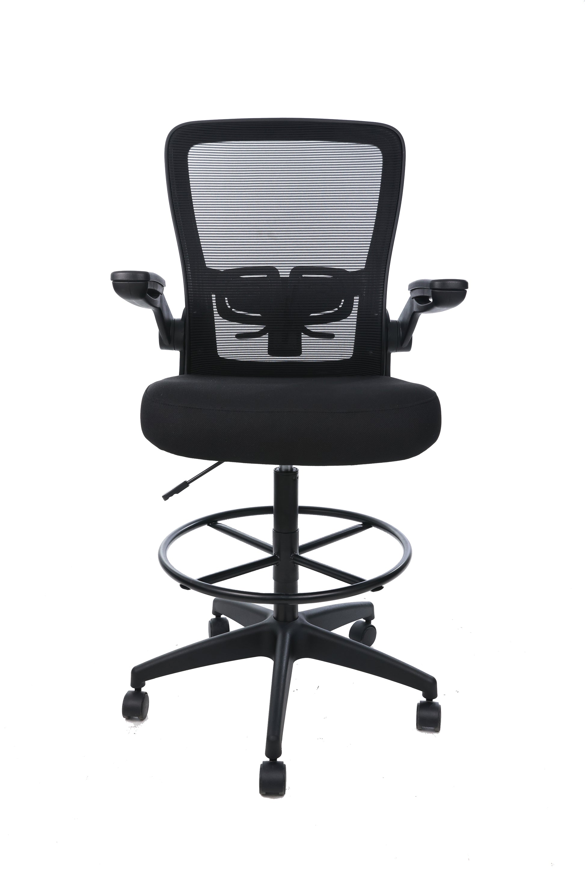 Boss Black Mesh, Flip Arm, Stool image 8