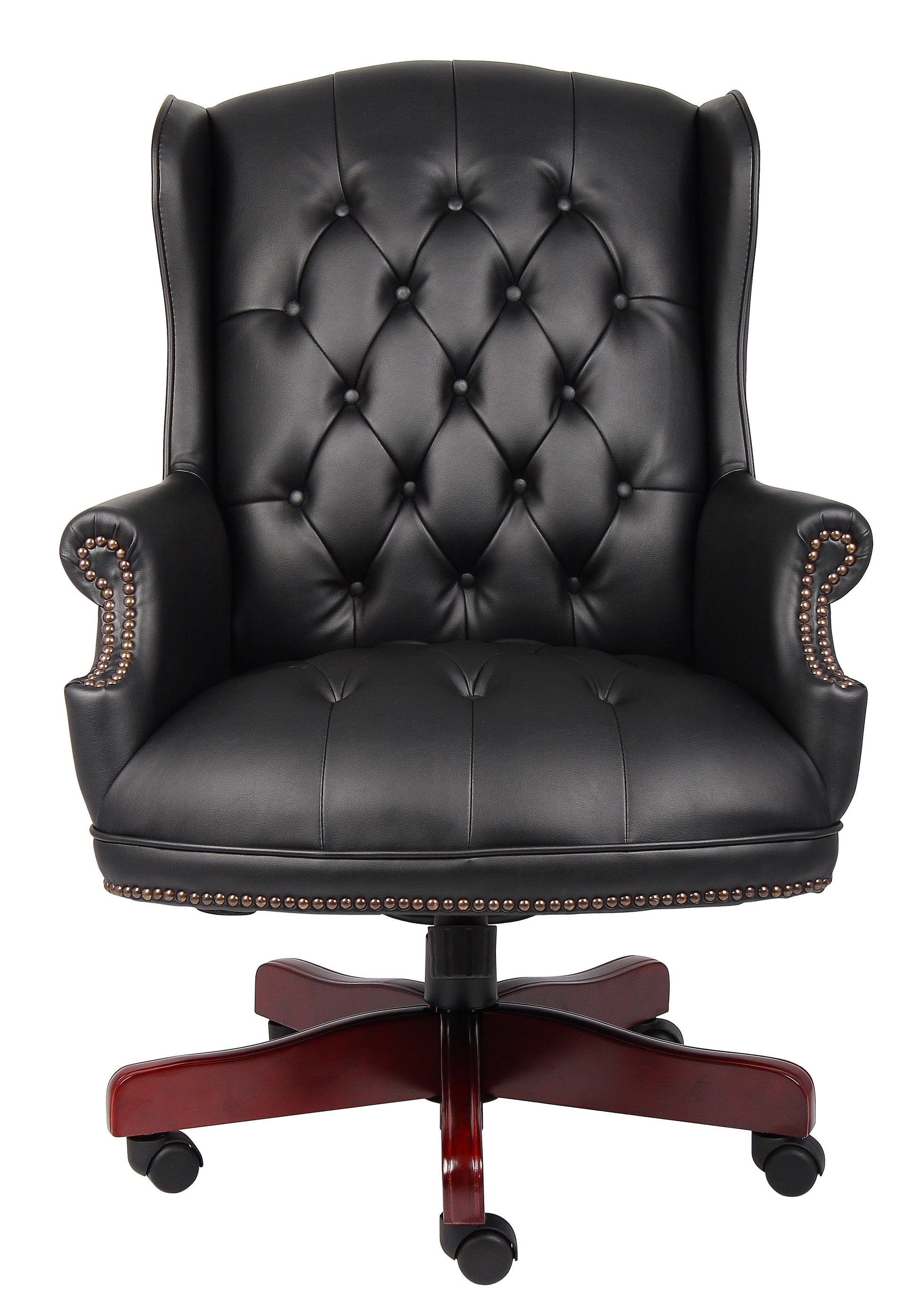 Boss Wingback Traditional Chair In Black image 5