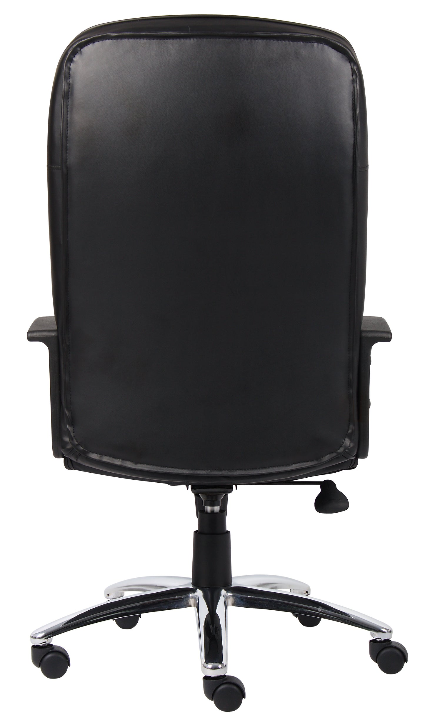 Boss High Back LeatherPlus Chair W/ Chrome Base image 3