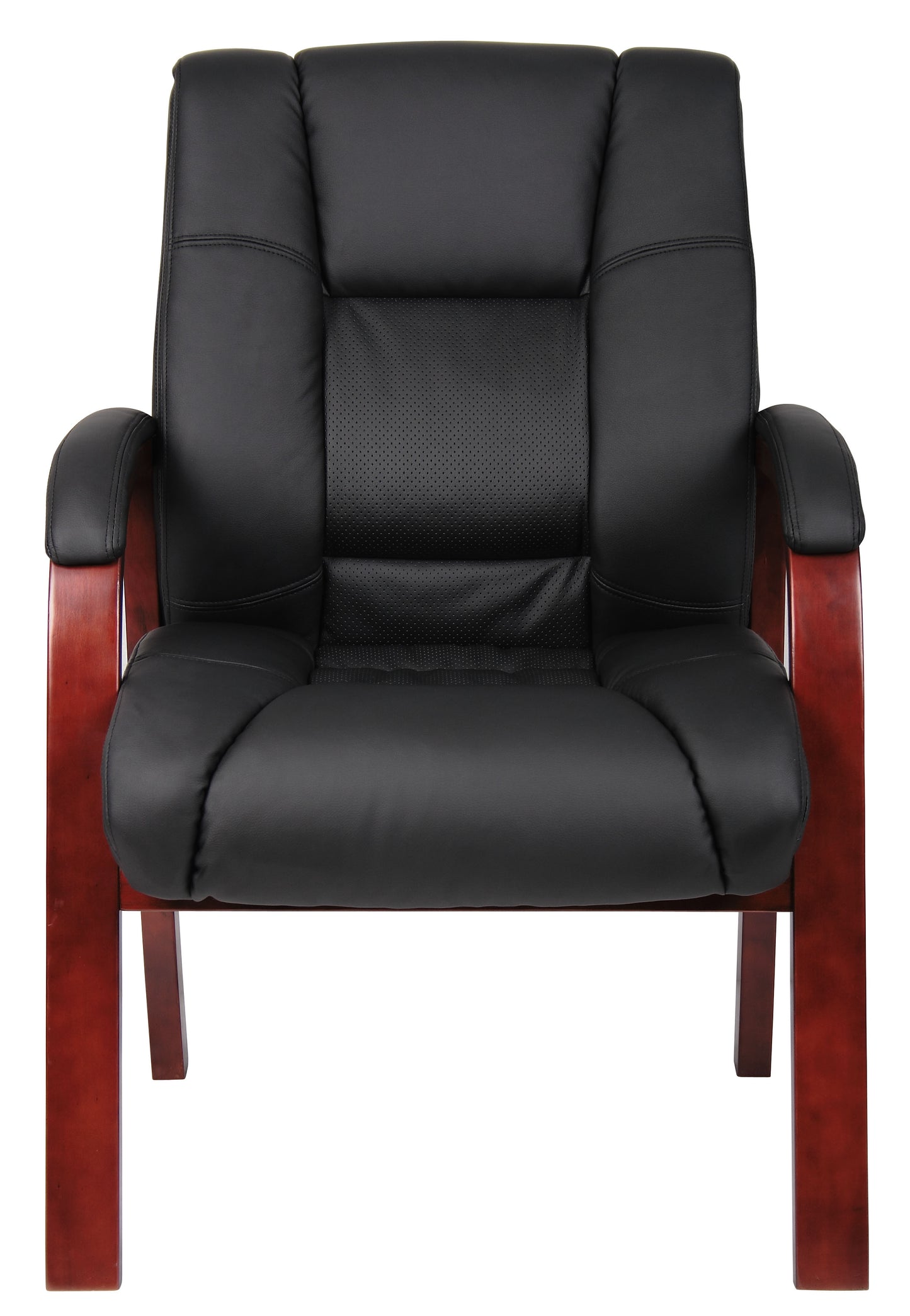 Boss Mid Back Wood Finished guest, accent or dining chair image 4