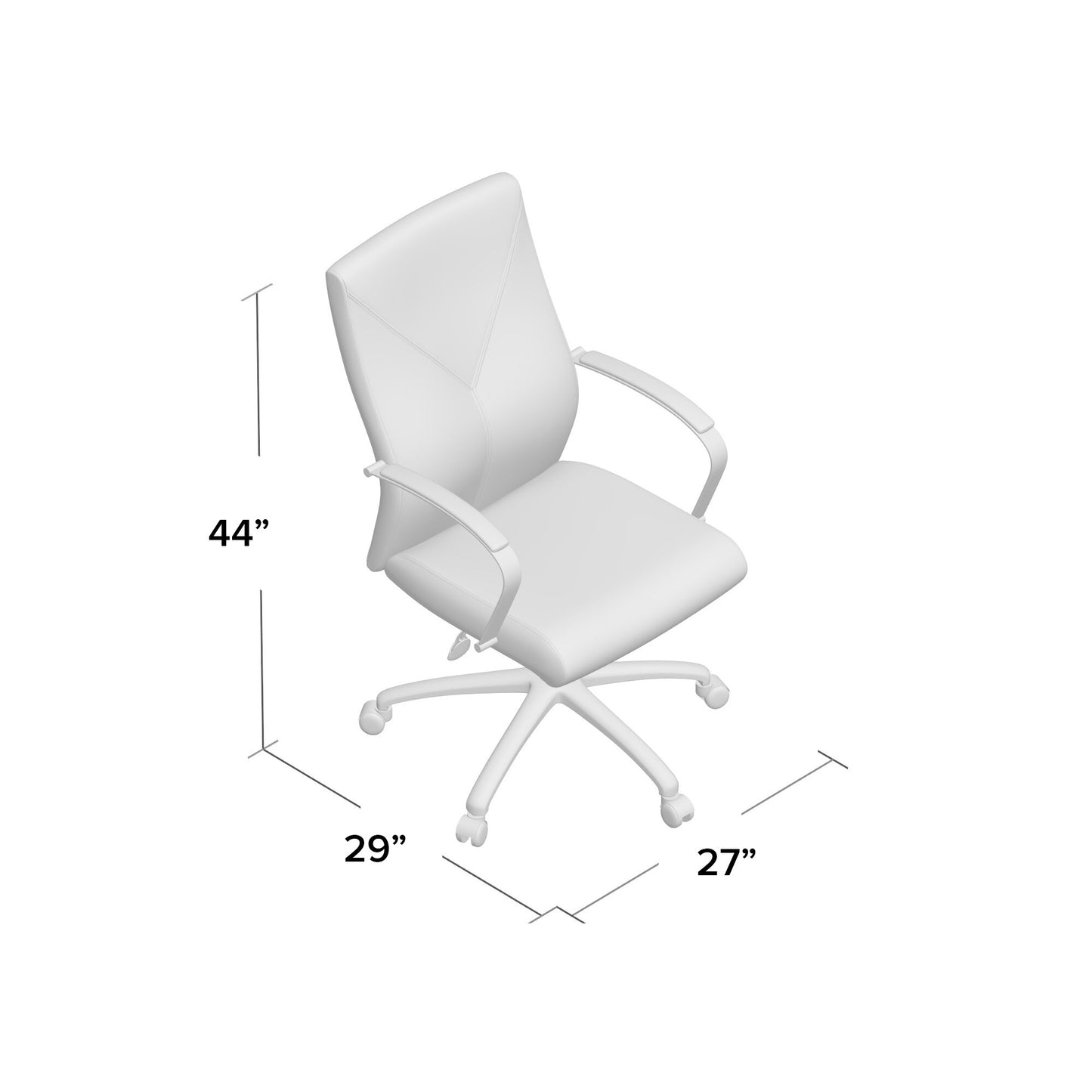 Boss LeatherPlus Executive Chair image 4