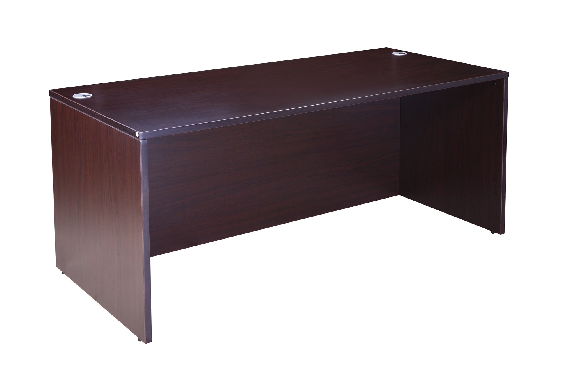 Boss Desk Shell, 66"W X 30"D, Mocha