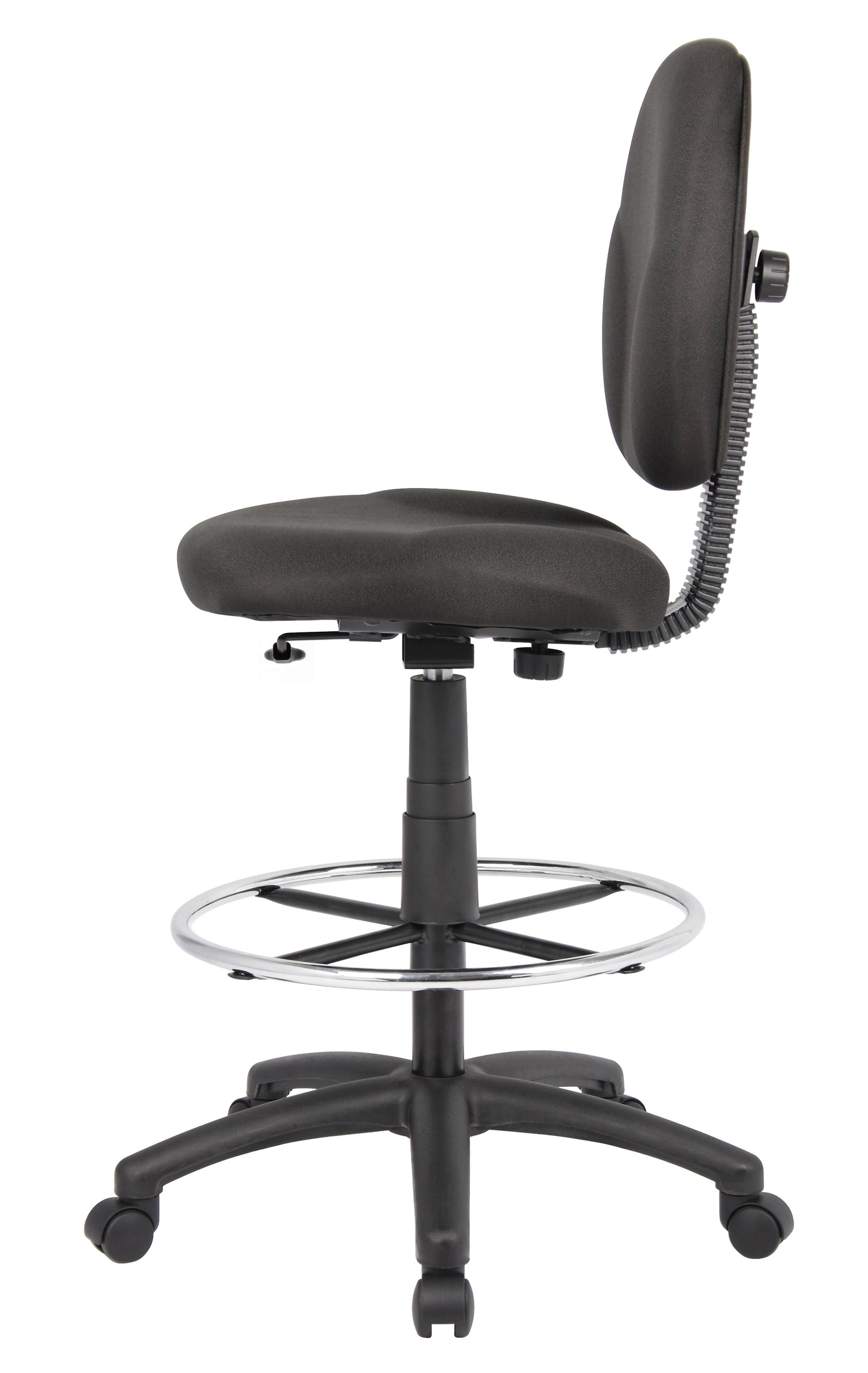 Boss Black Fabric Drafting Stools W/Footring image 4