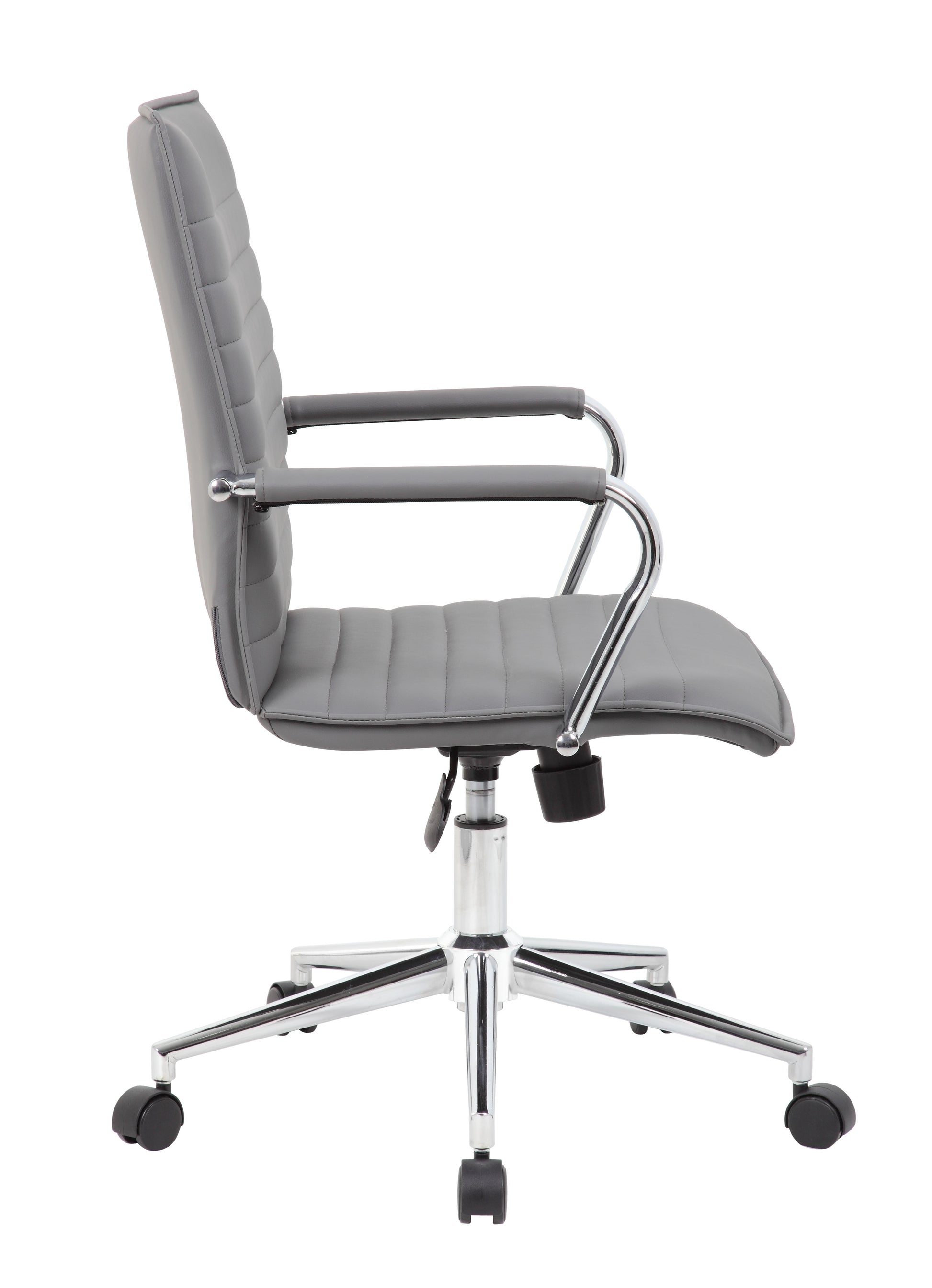 Boss Grey Vinyl Hospitality Chair image 8