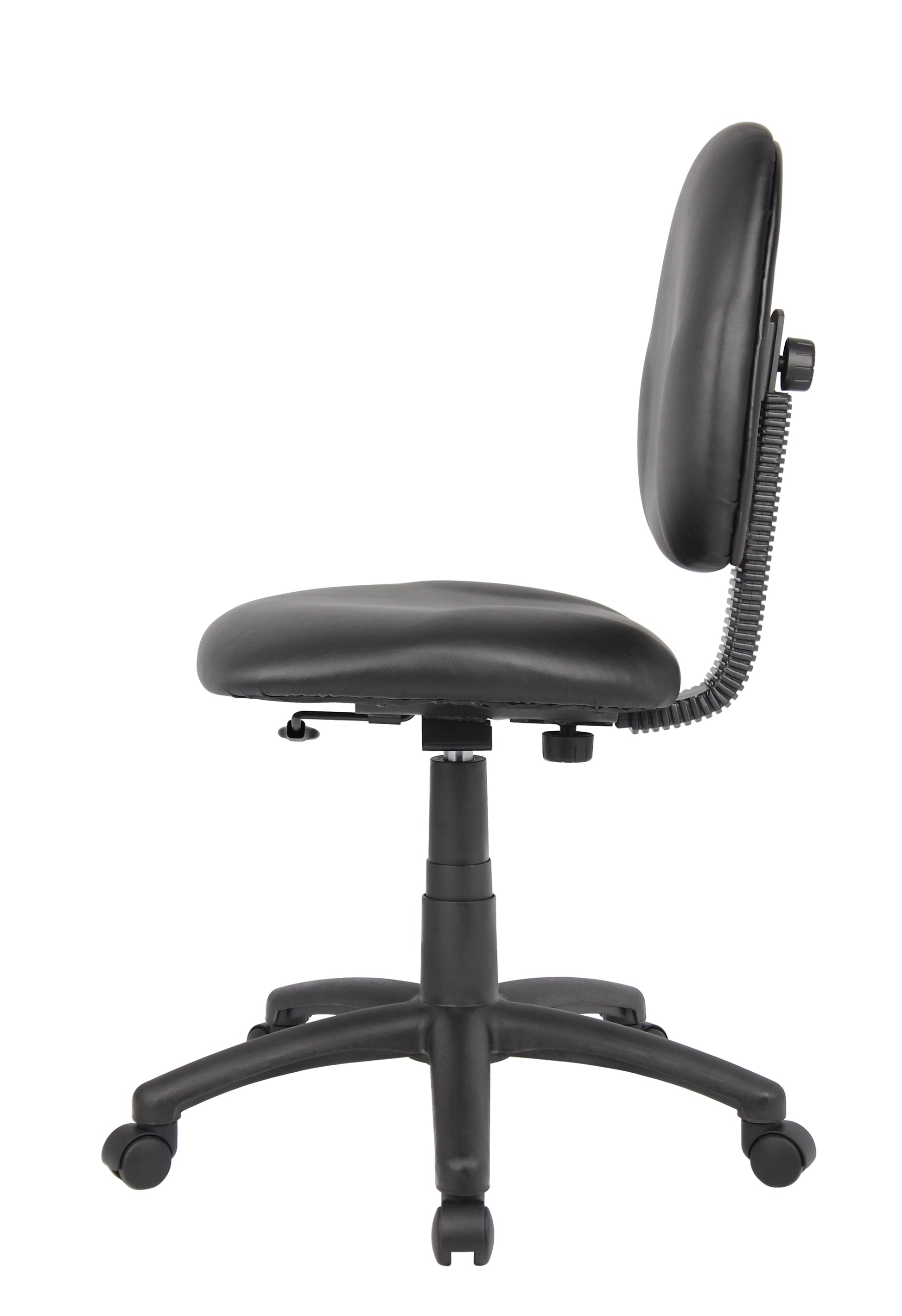 Boss Diamond Task Chair In Black Antimicrobial Vinyl image 7
