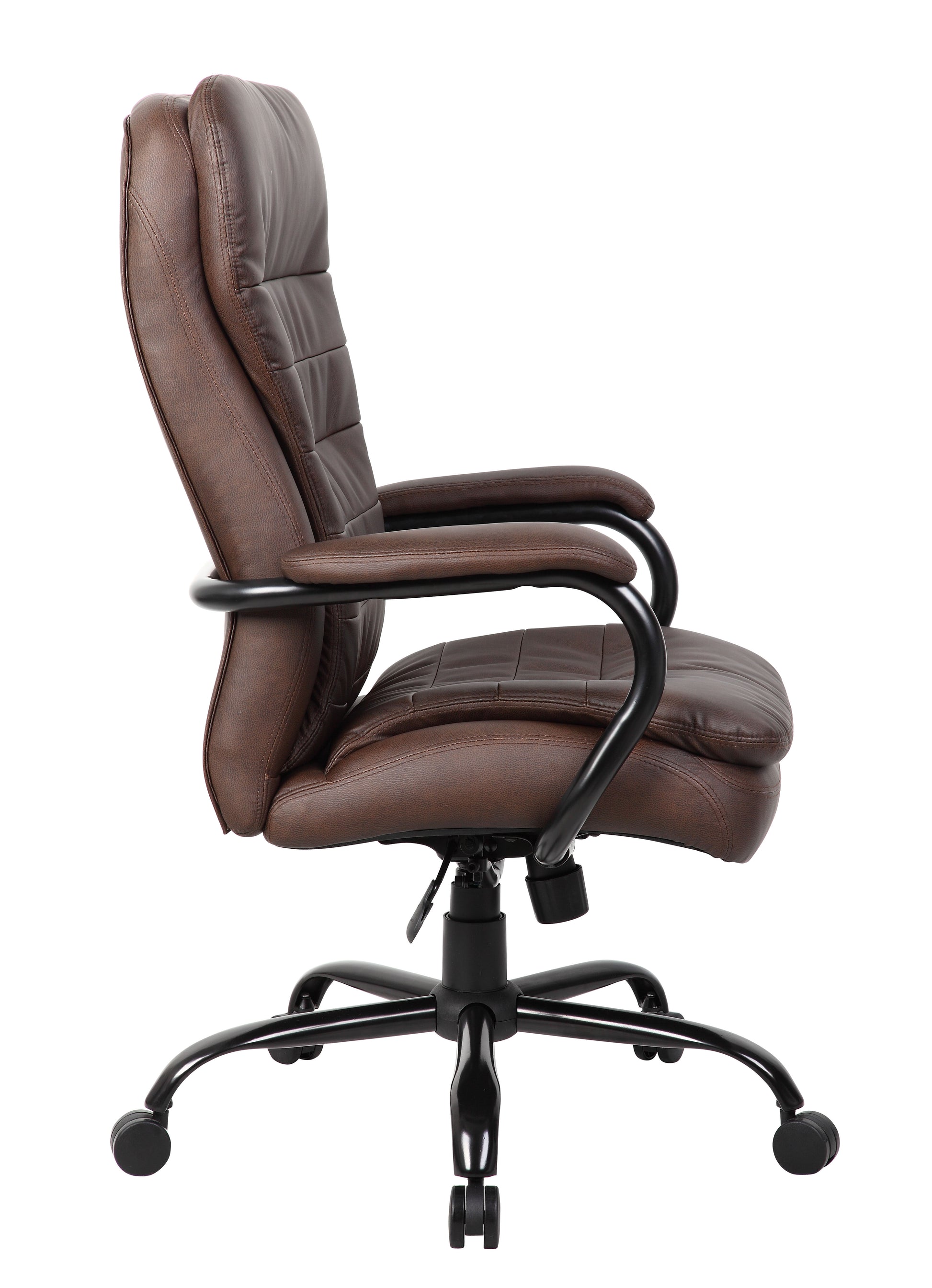 Boss Heavy Duty Double Plush LeatherPlus Chair - 400 Lbs. image 6
