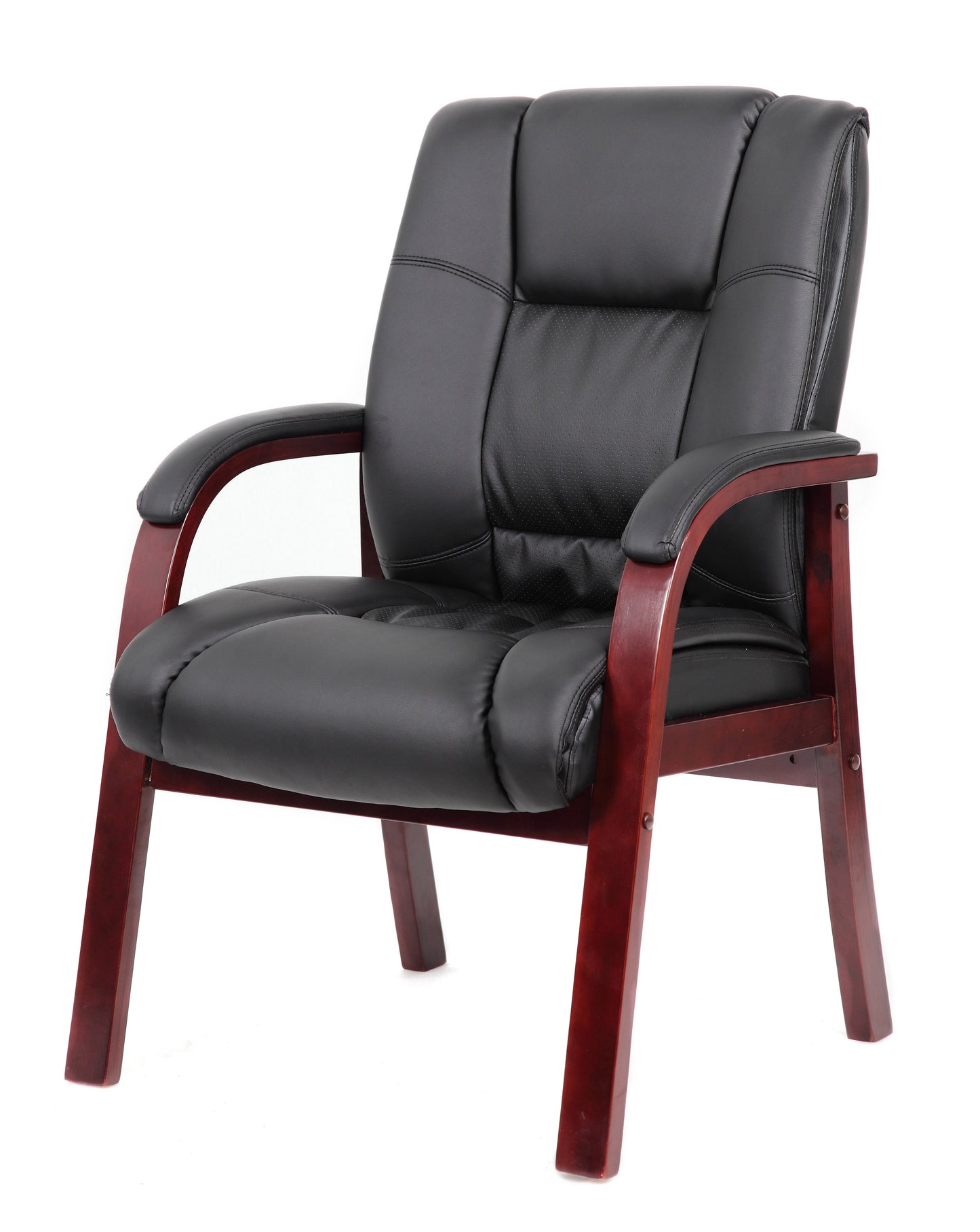 Boss Mid Back Wood Finished guest, accent or dining chair image 5