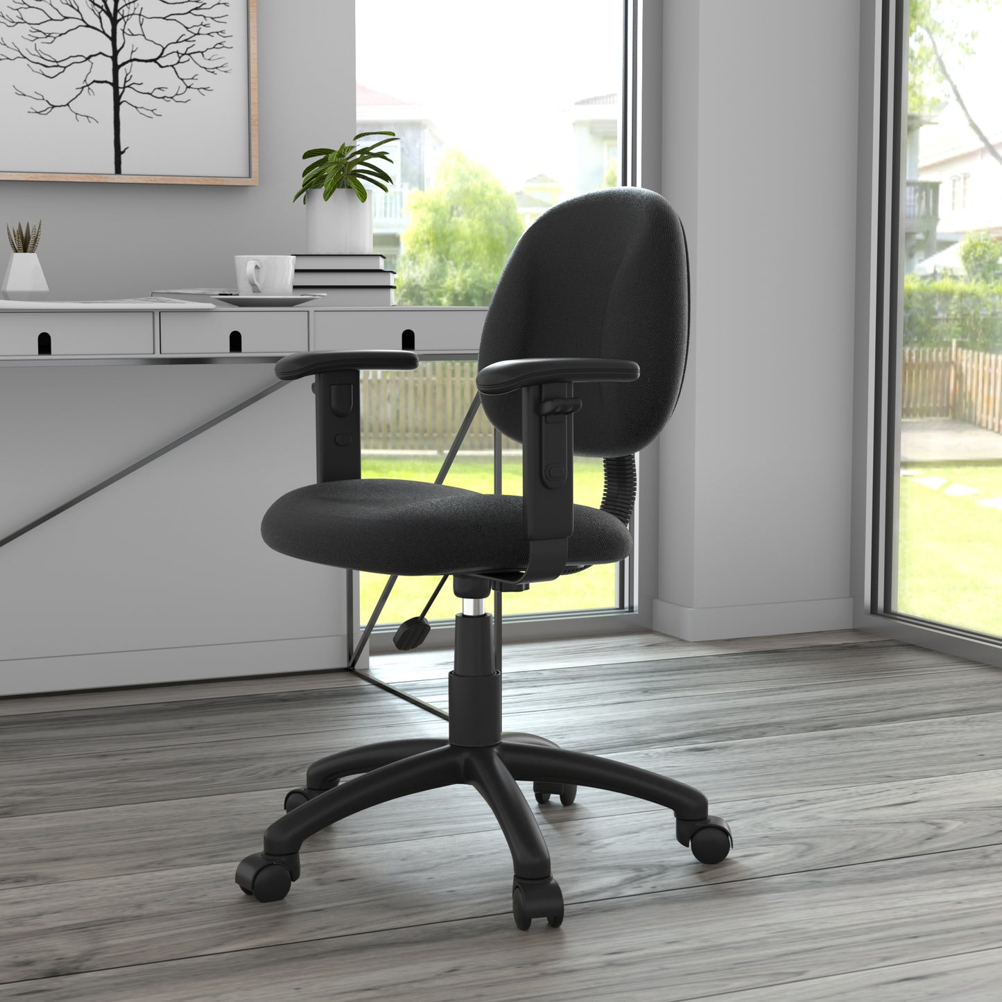 Boss Black  Deluxe Posture Chair image 2