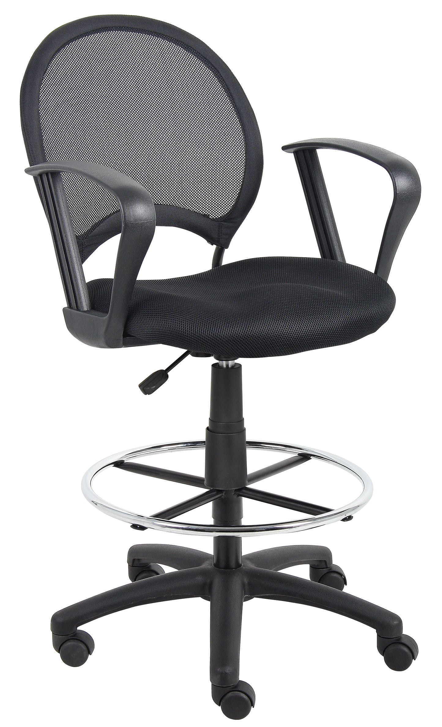 Boss Mesh Drafting Stool W/ Loop Arms