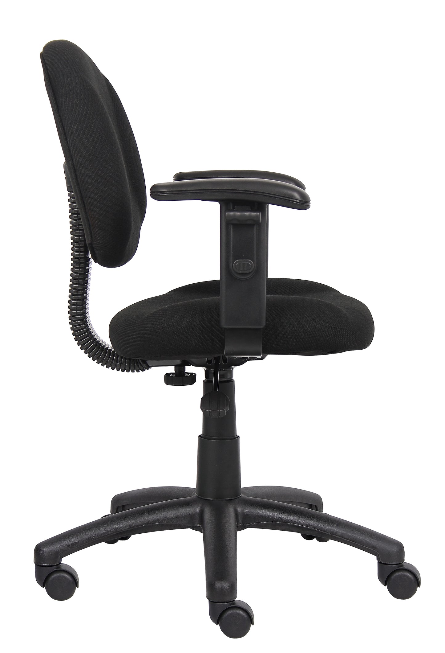 Boss Black  Deluxe Posture Chair W/ Adjustable Arms image 7