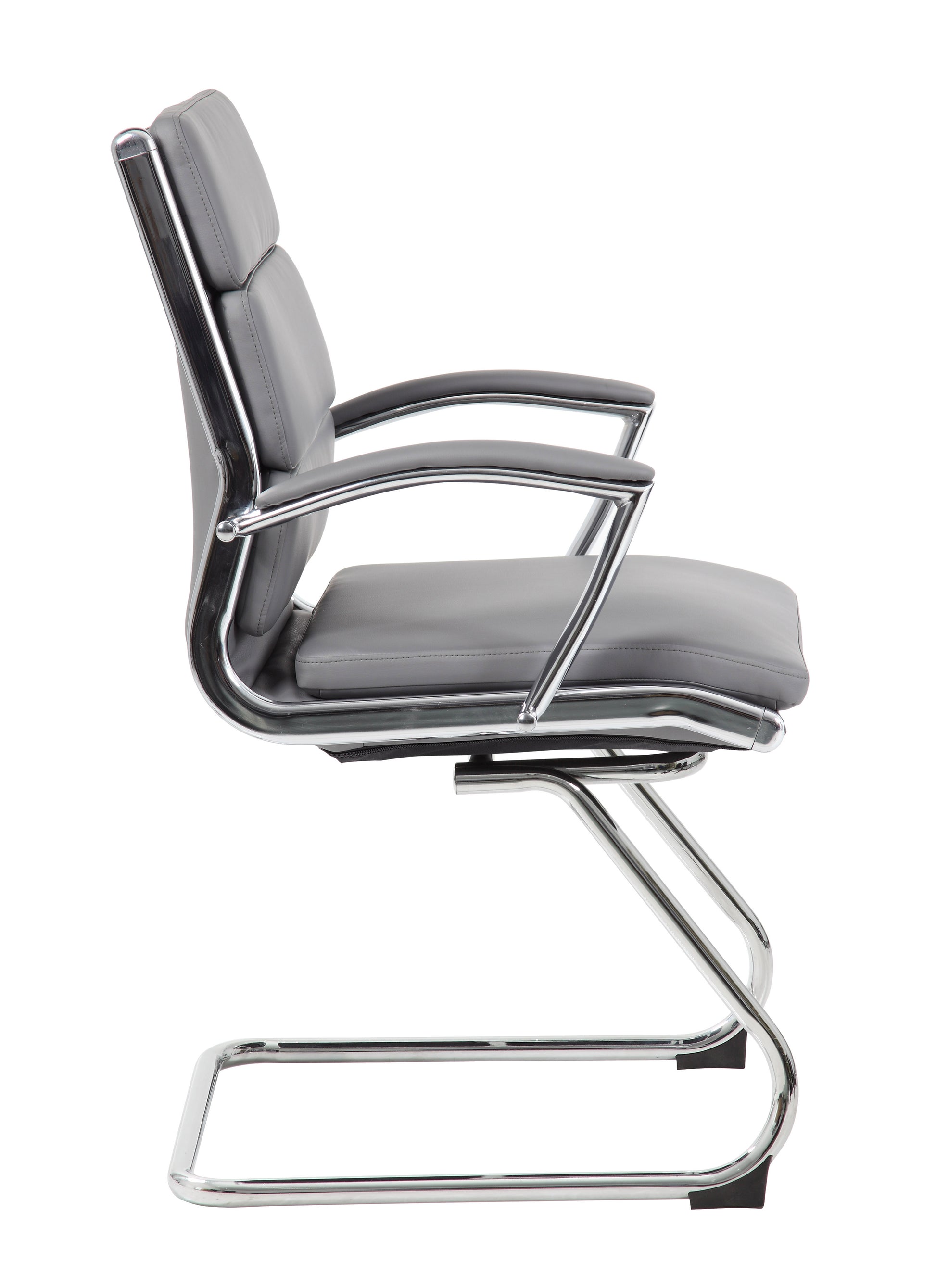Boss Executive CaressoftPlus Chair with Metal Chrome Finish - Guest Chair image 4