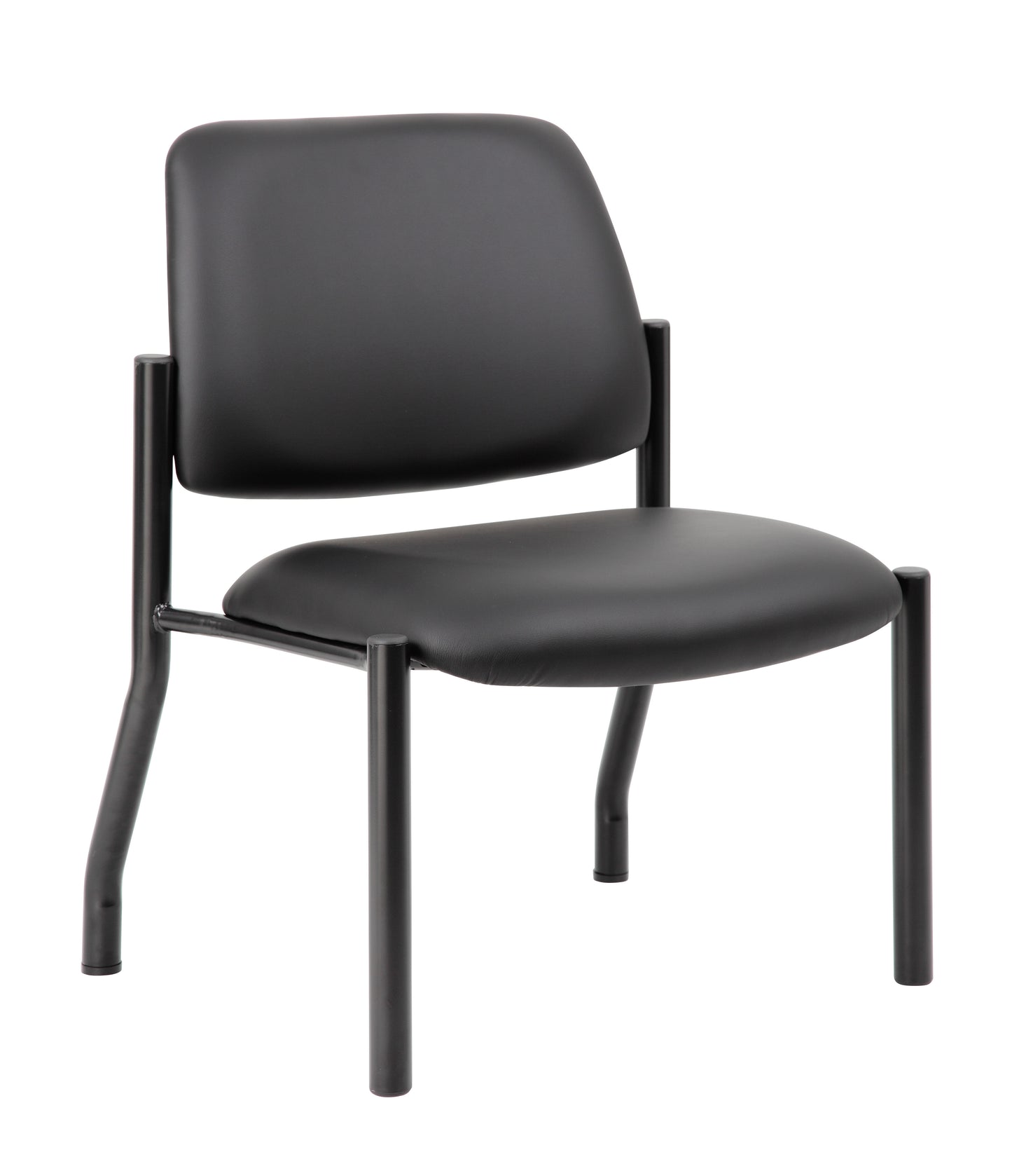 Boss Antimicrobial Armless Guest Chair, 400 lb. weight capacity