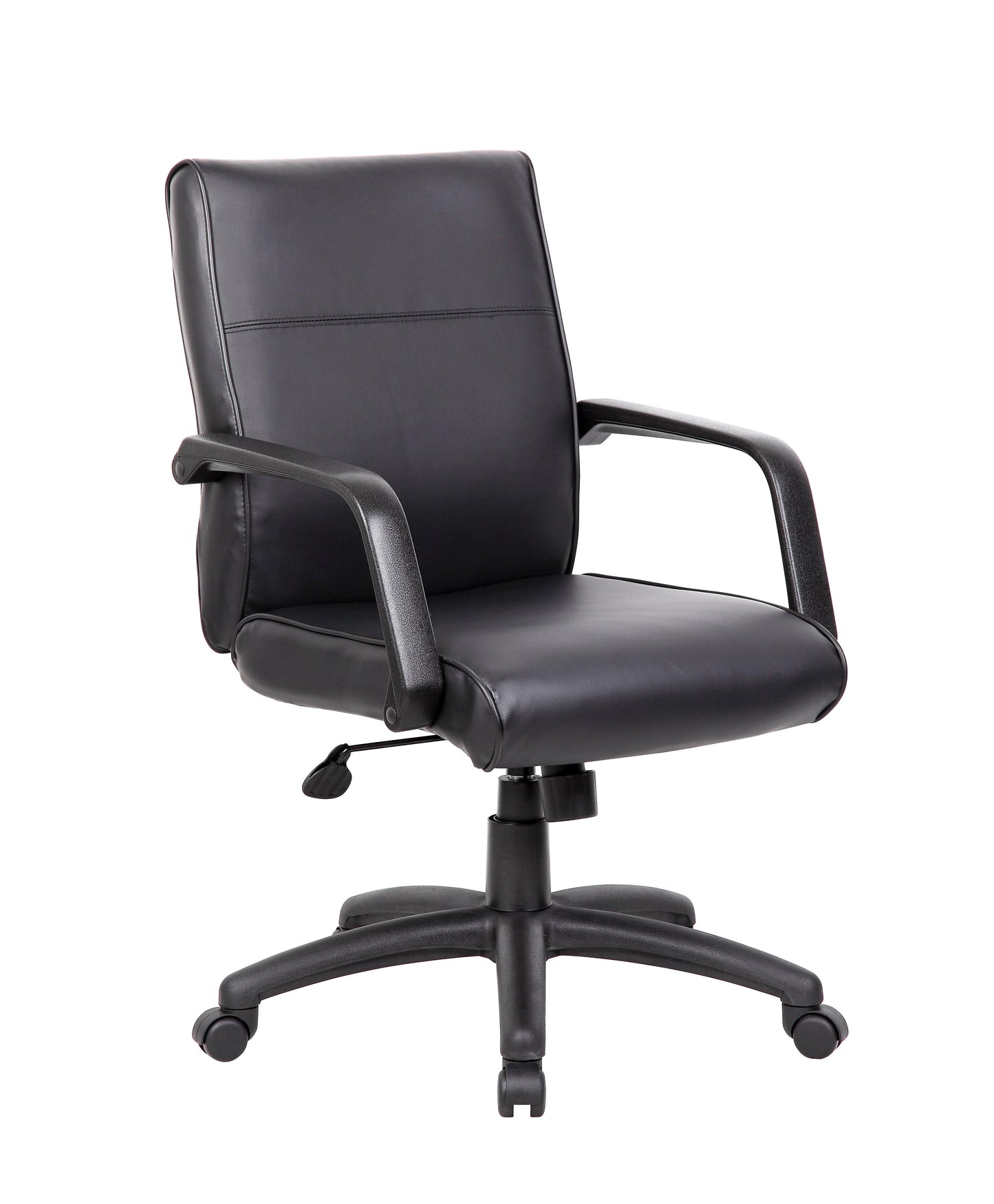 Boss Mid Back Executive Chair In LeatherPlus