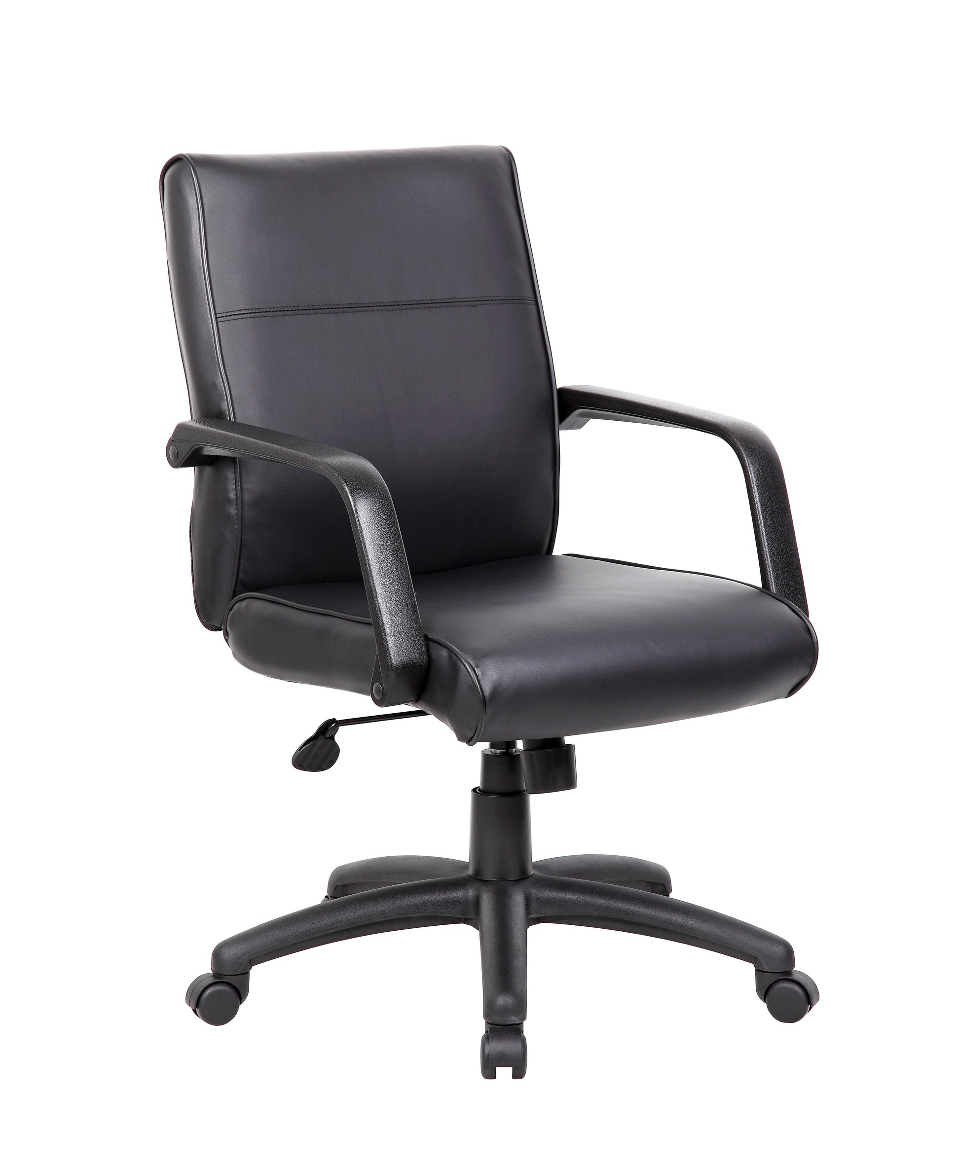 Boss Mid Back Executive Chair In LeatherPlus
