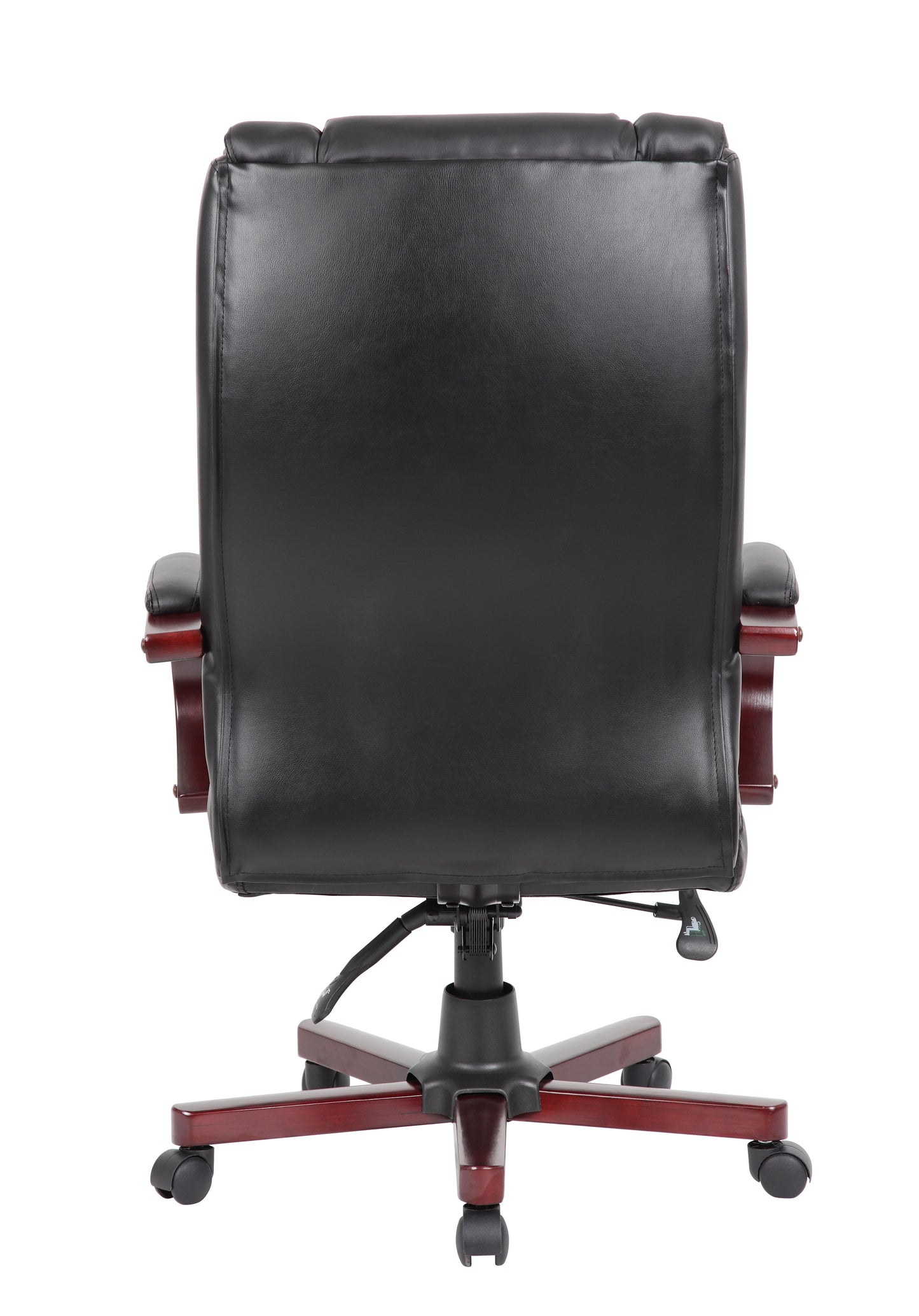 Boss High Back Executive Wood Finished Chair, Mahogany image 4