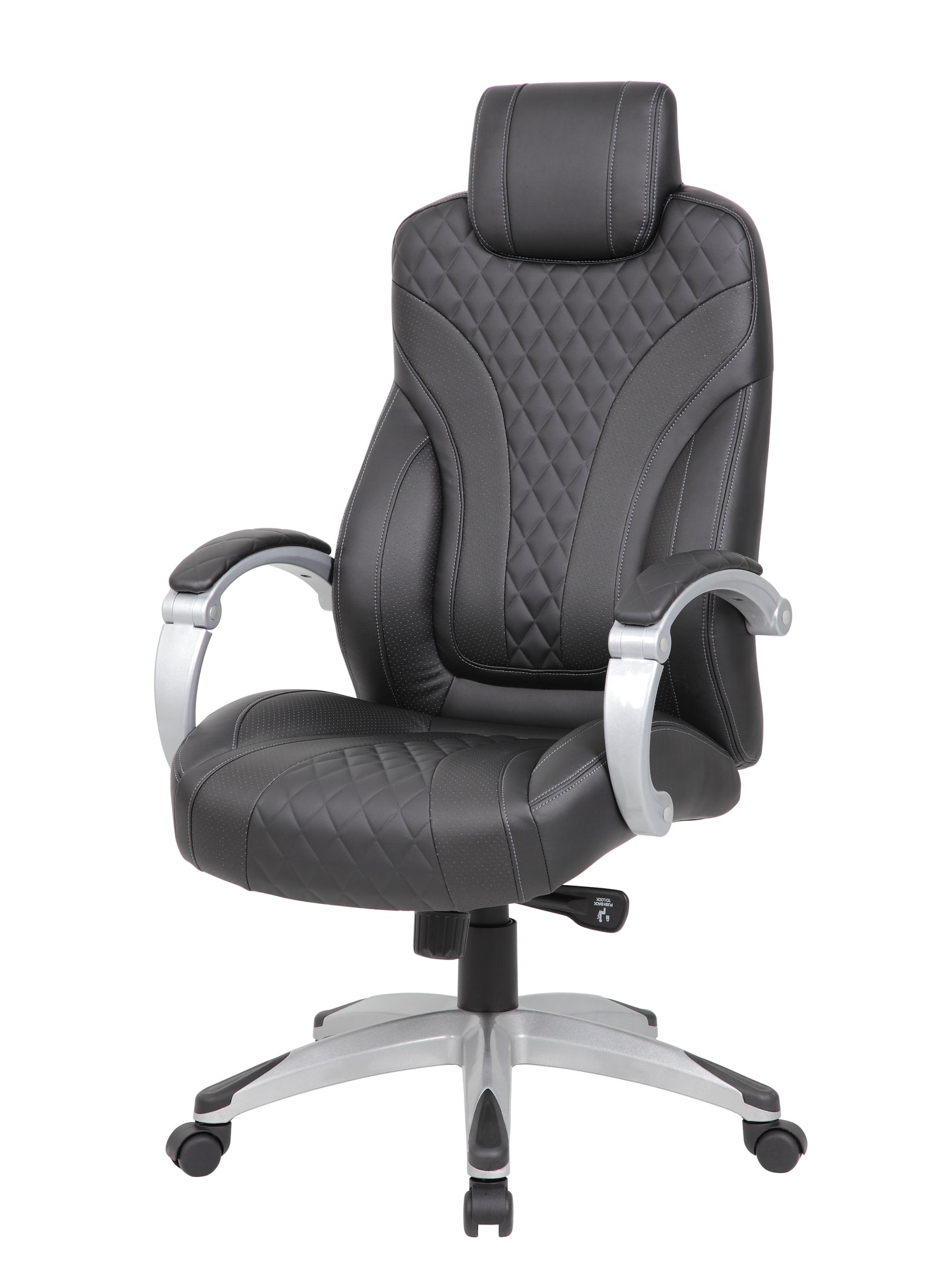 Boss Executive Hinged Arm Chair - Black image 4