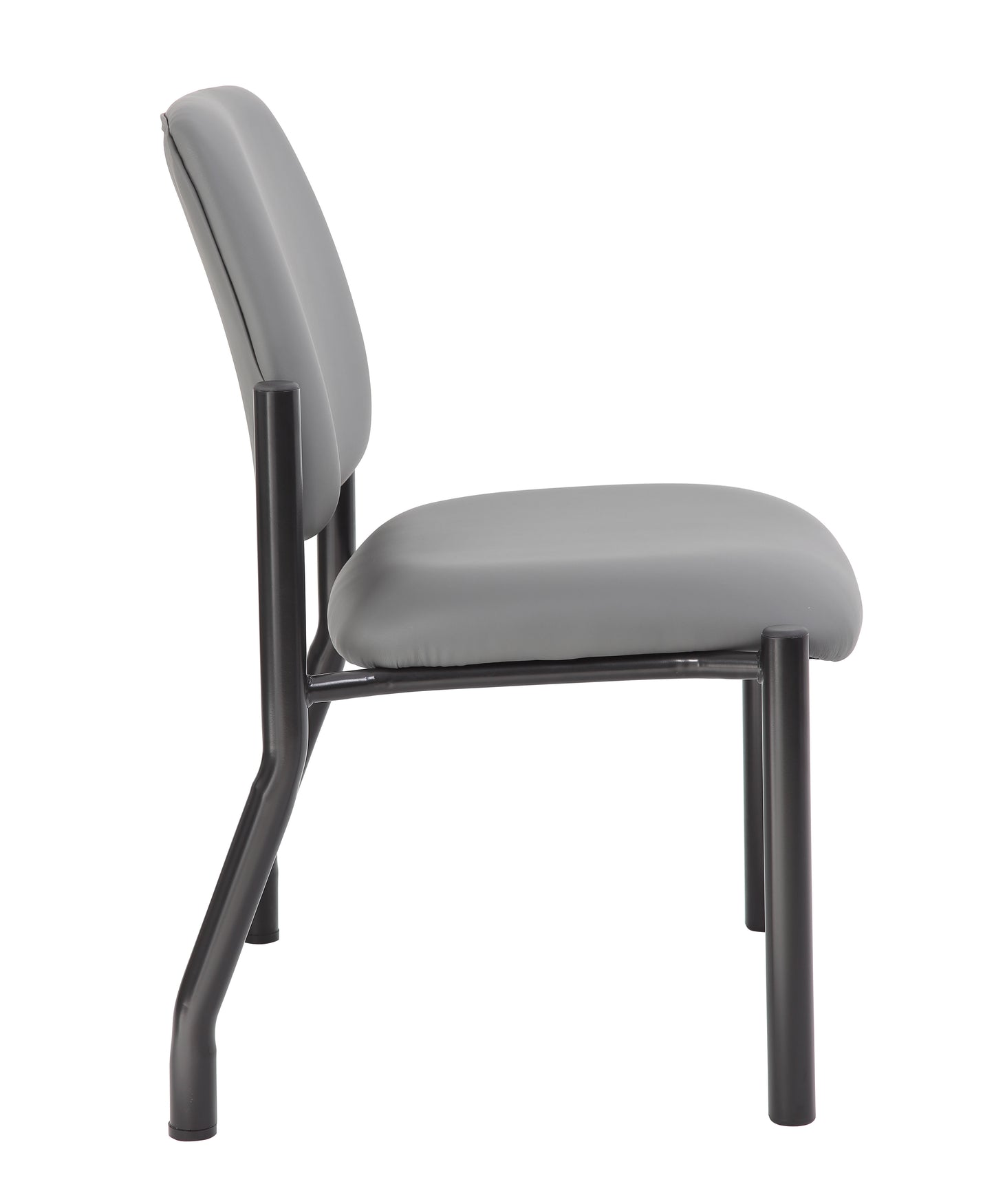 Boss Antimicrobial Armless Guest Chair, 400 lb. weight capacity image 7