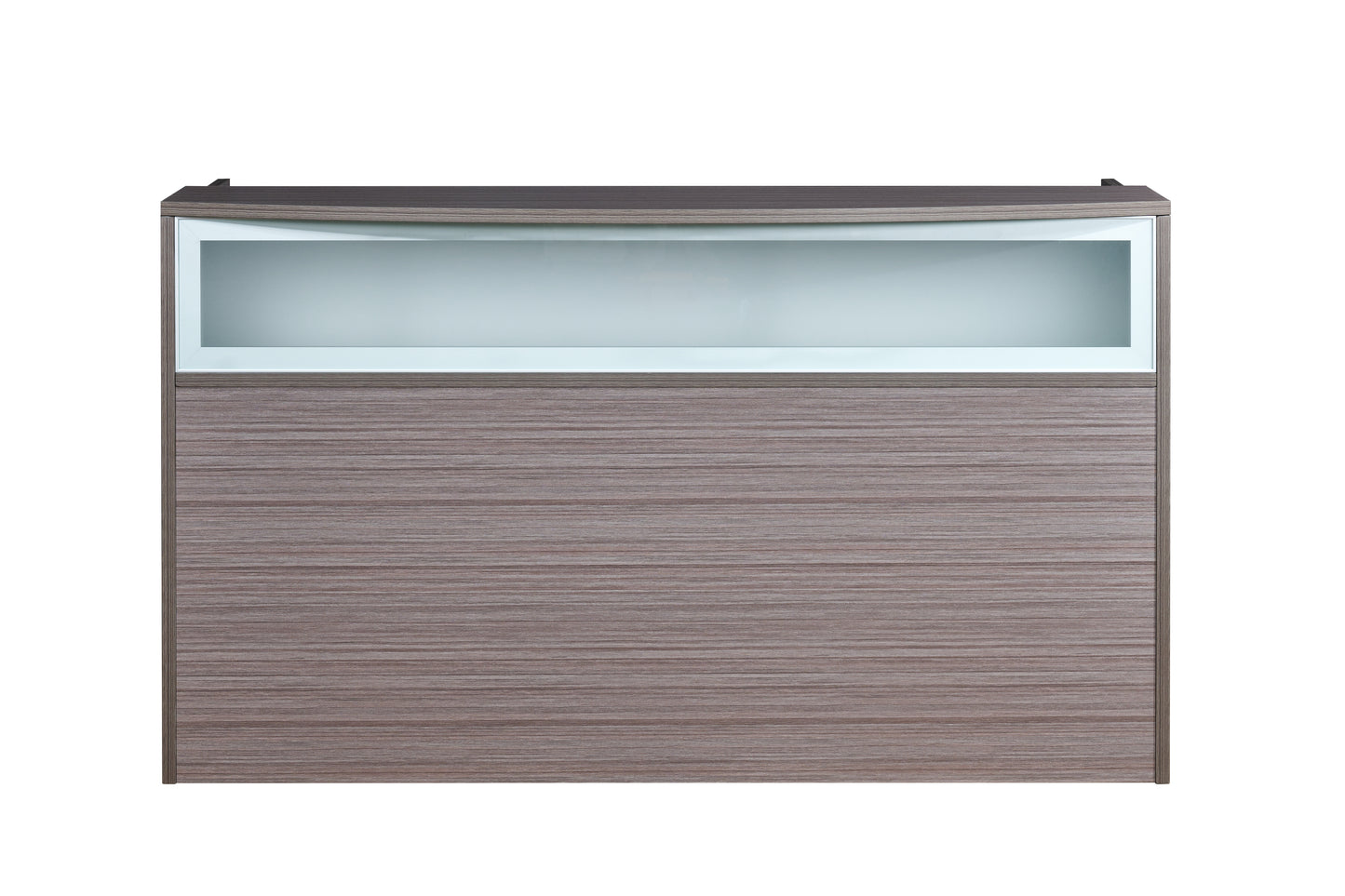 Boss Reception Desk, Frosted Glass image 2