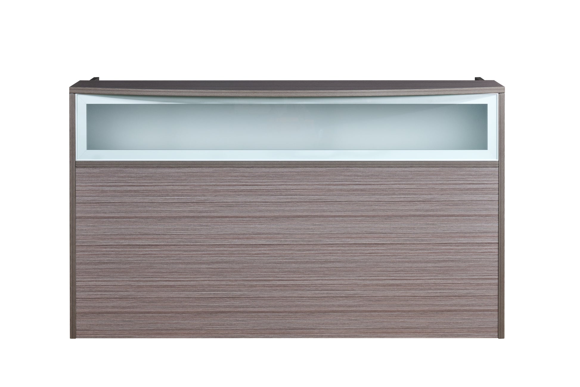 Boss Reception Desk, Frosted Glass image 2