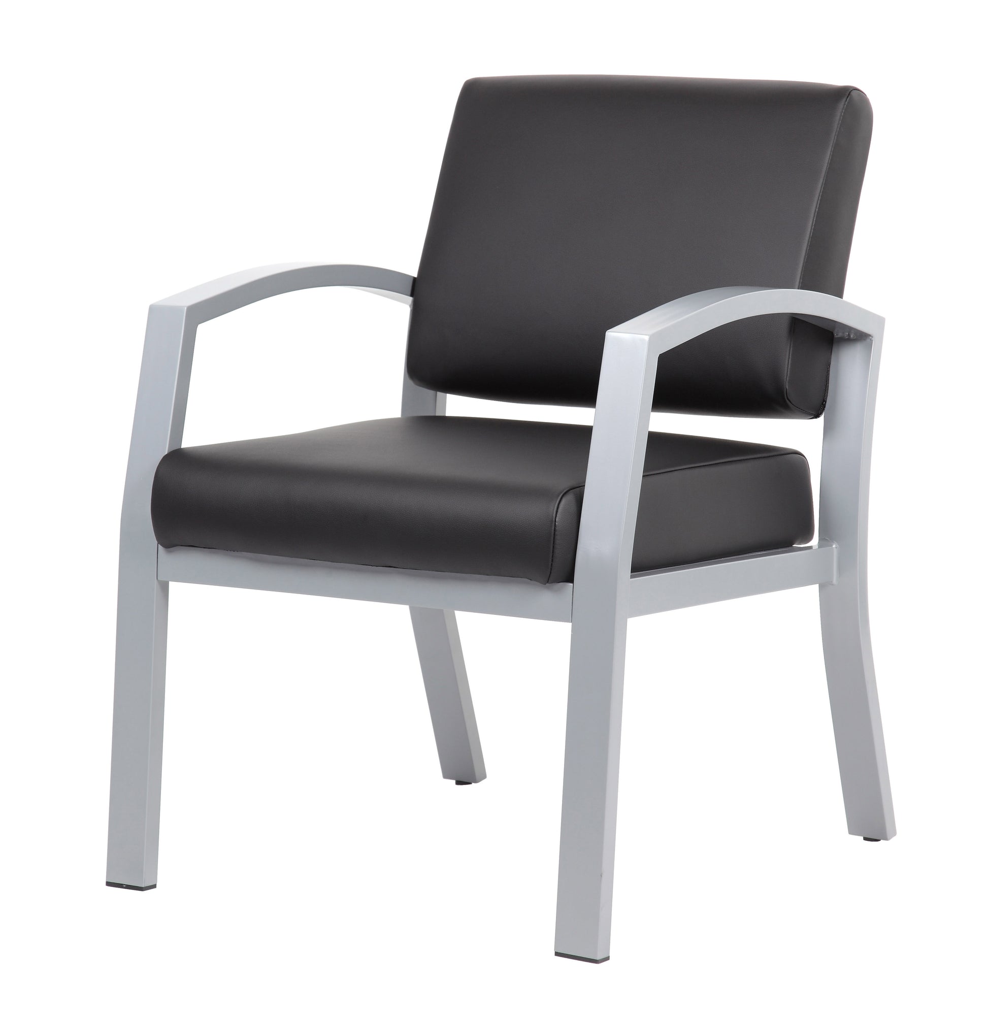 Boss Conrad Antimicrobial Guest/Reception Chair, Black image 3